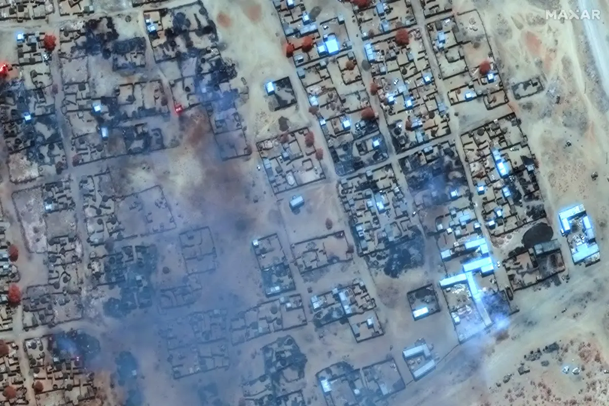Belagerte Stadt Al Fashir im Sudan (Archivbild April 2025)