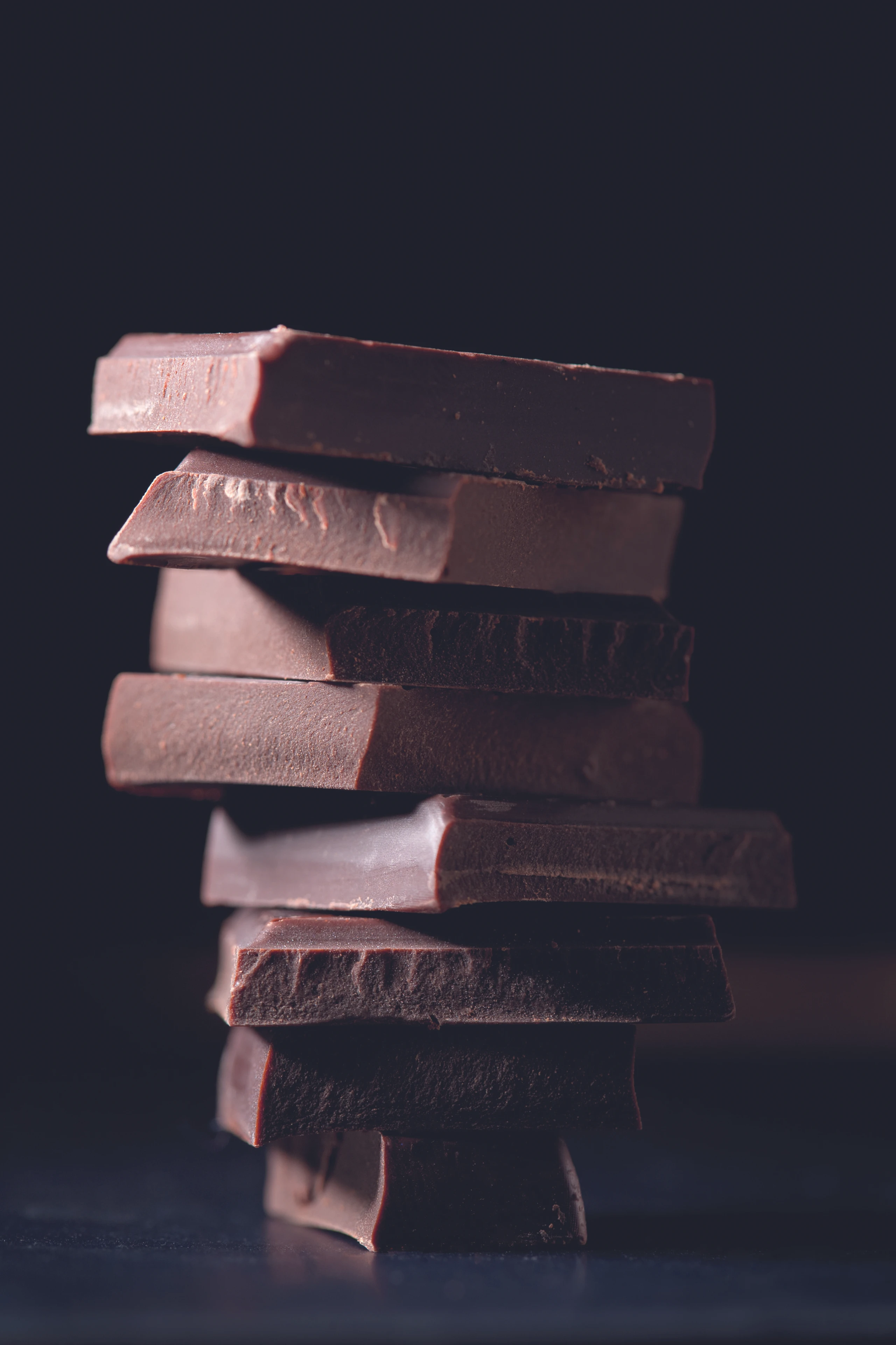 Dunkle Schokolade
