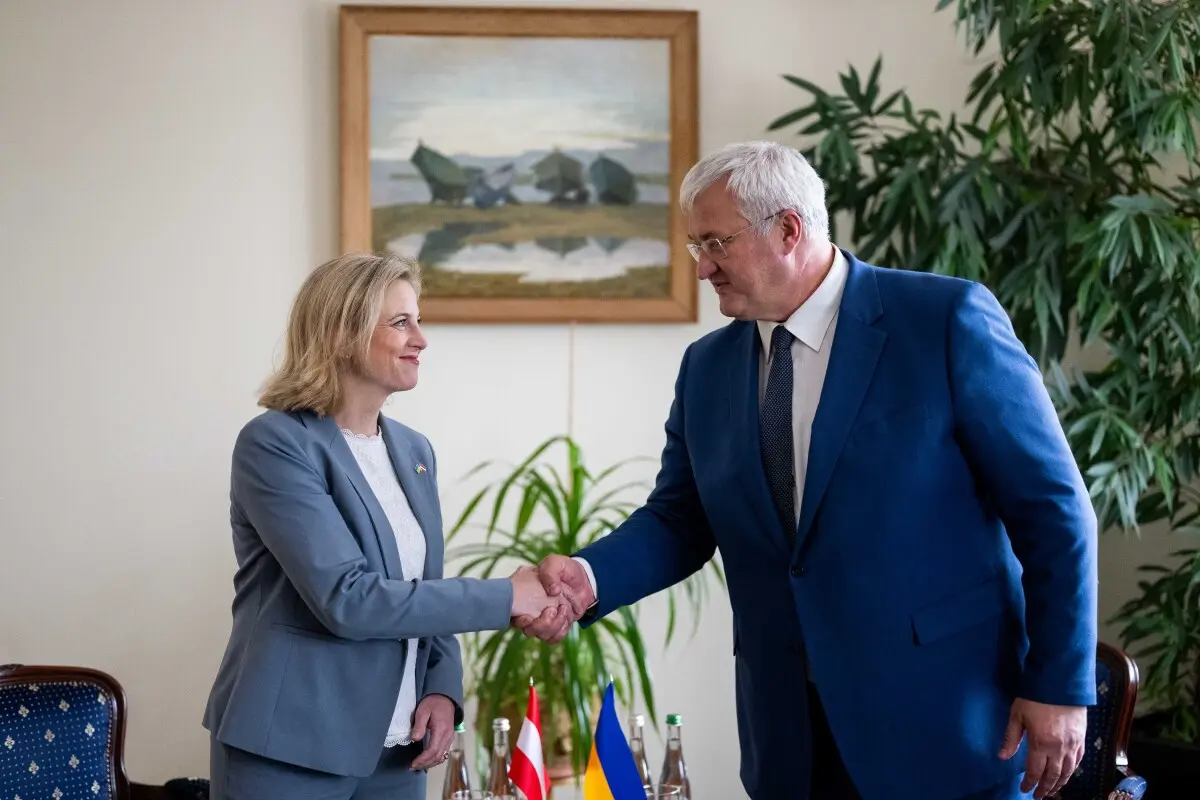 Meinl-Reisinger besucht die Ukraine bereits zum dritten Mal seit Amtsantritt