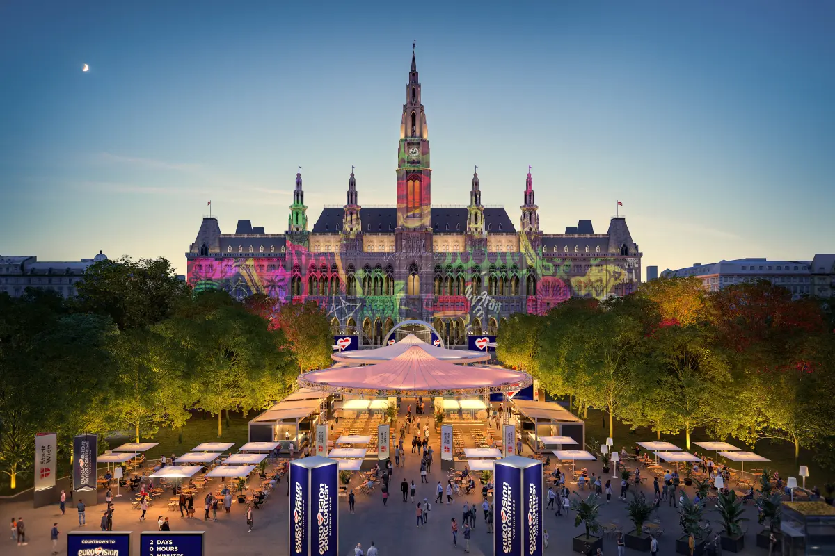 ++ HANDOUT ++ Der Rathausplatz wird zur zentralen ESC-Fanmeile