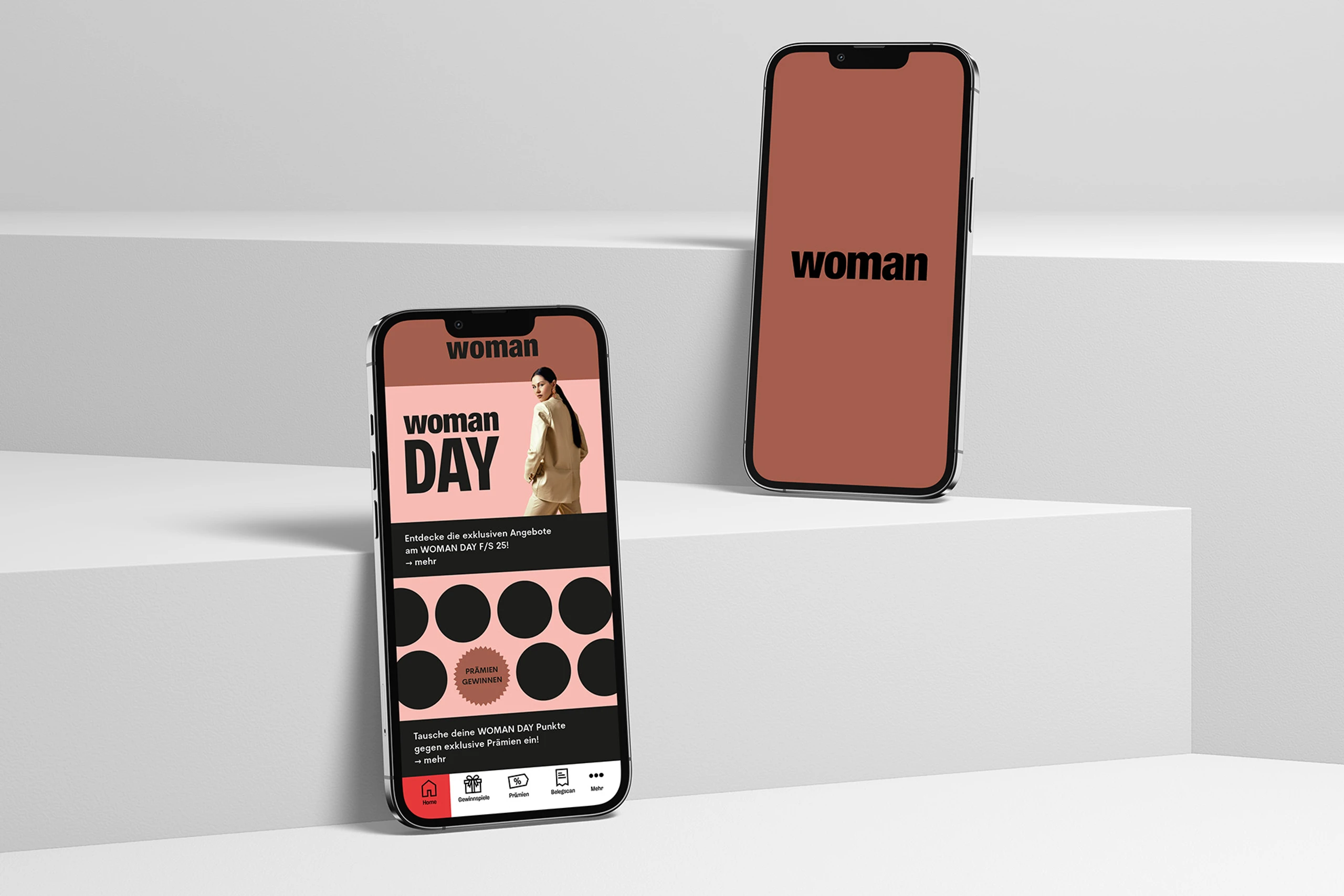 Alle Specials und Vorteile gibt’s nur in der WOMAN APP