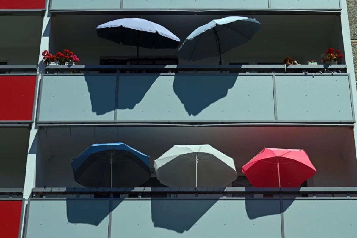 Sonnenschirm als letzte Zuflucht