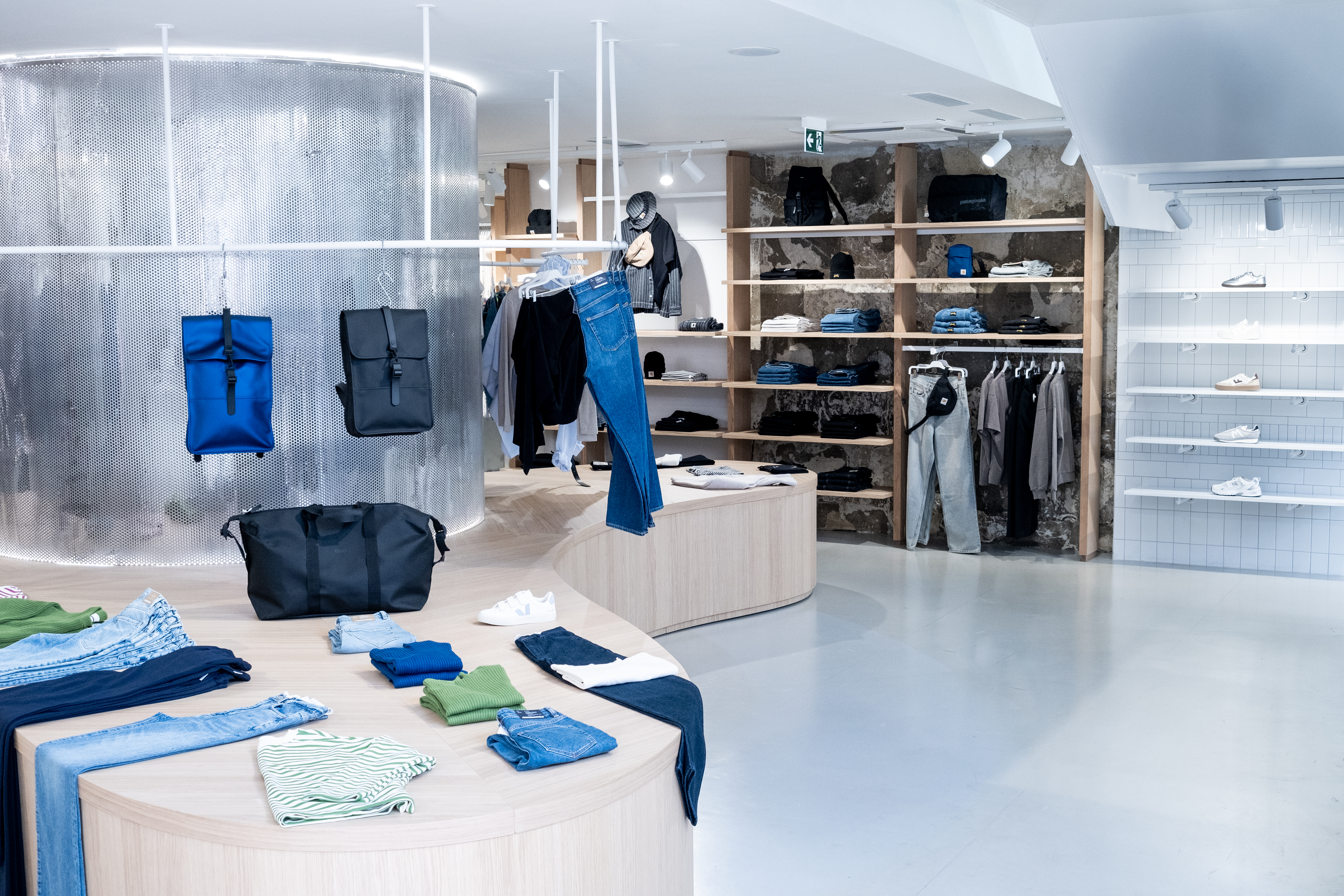 Auslage für Kleidung