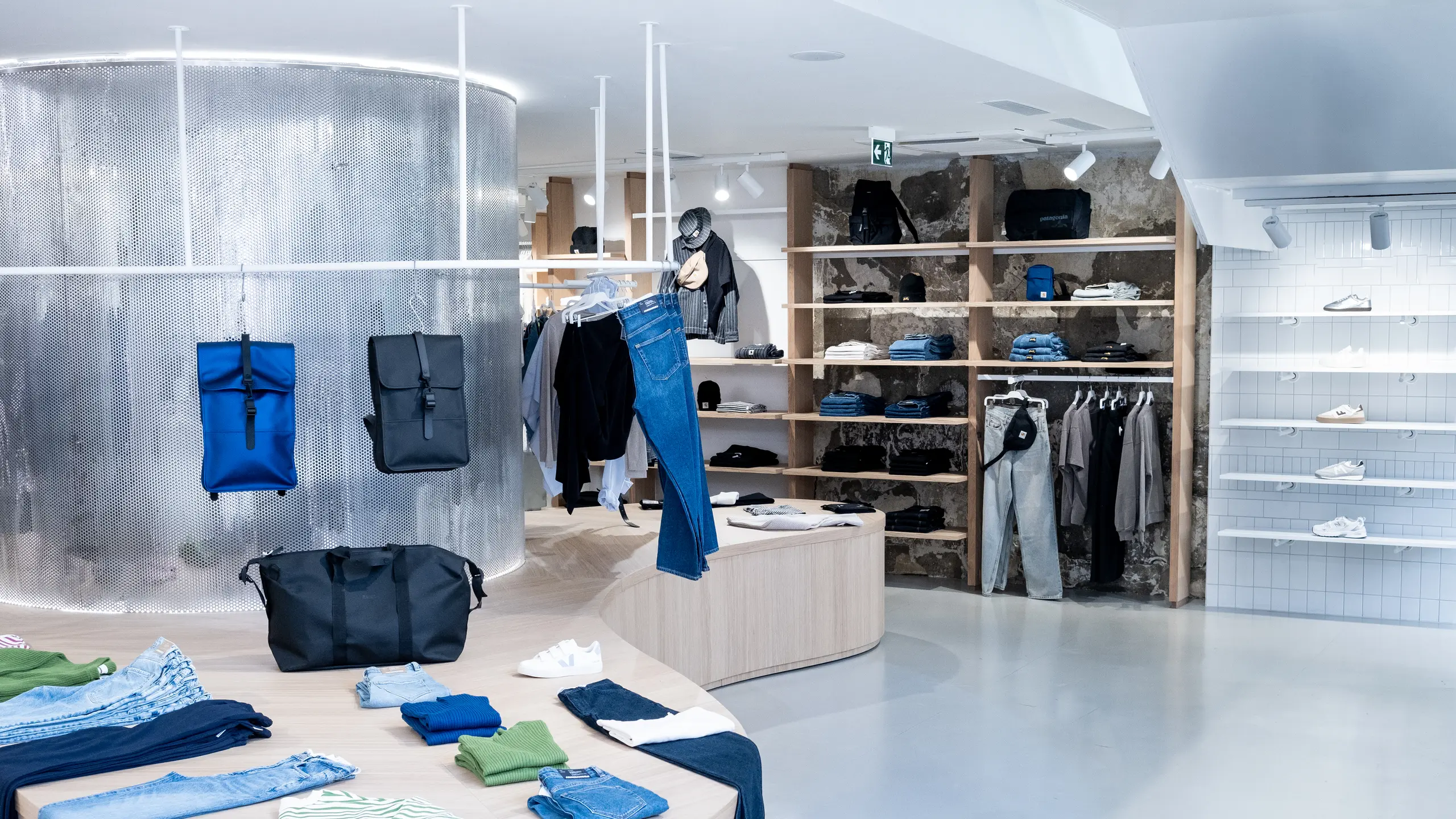 Auslage für Kleidung