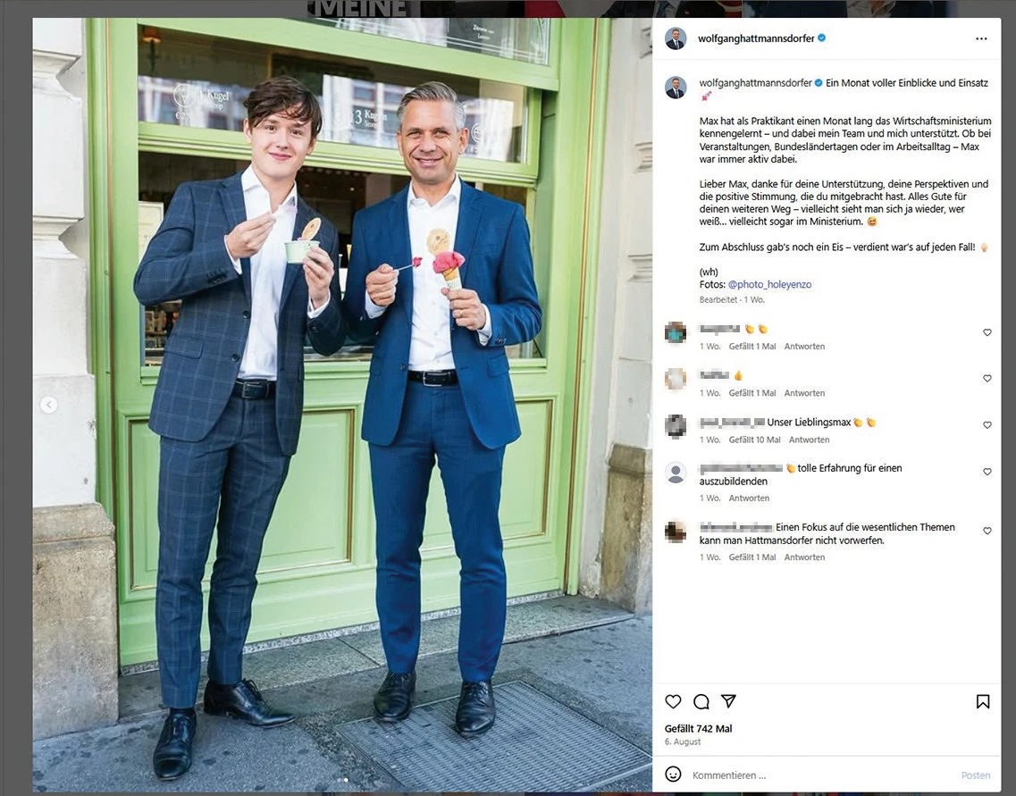 © Wolfgang Hattmannsdorfer via Instagram Blurred image background