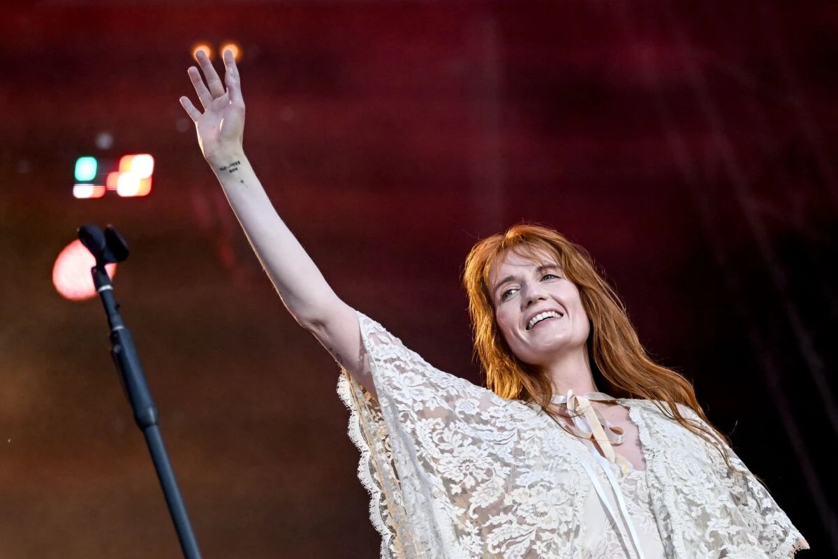 ++ ARCHIVBILD ++ Florence + The Machine sagen "Hallo Wien!"