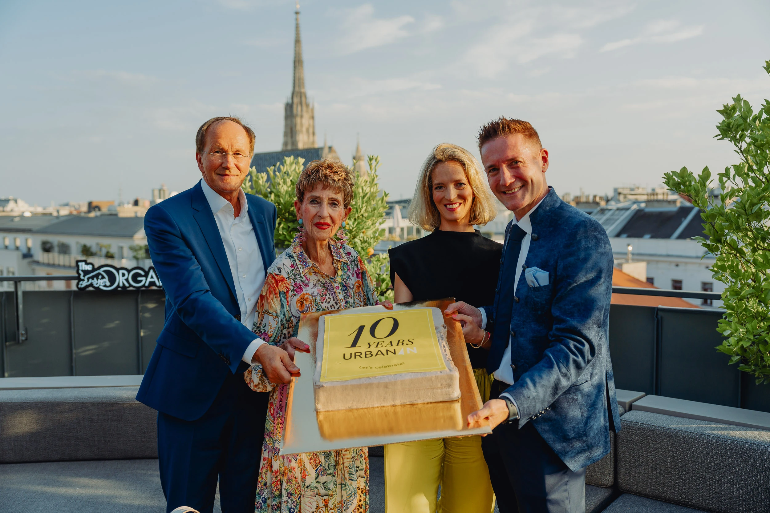 „UrbanIn“ feiert 10 Jahre: Jubiläum im Wiener „Organics Sky Garden“