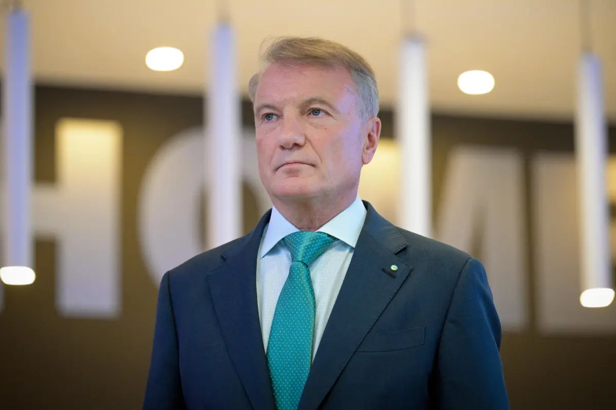 © APA/APA/SPUTNIK/ALEXEY NIKOLSKY Sberbank-Chef Gref sieht die Wirtschaft in einer Stagnation.