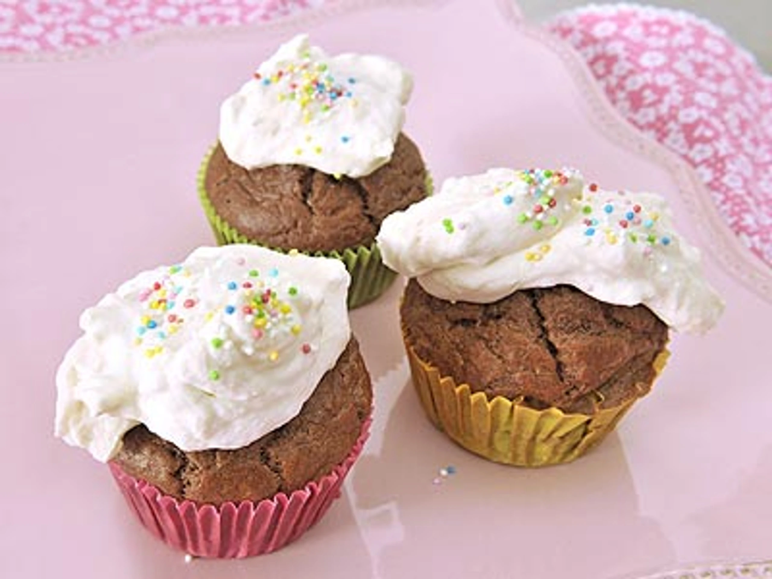 Bananen-Schoko-Cupcakes [Kinderküche]