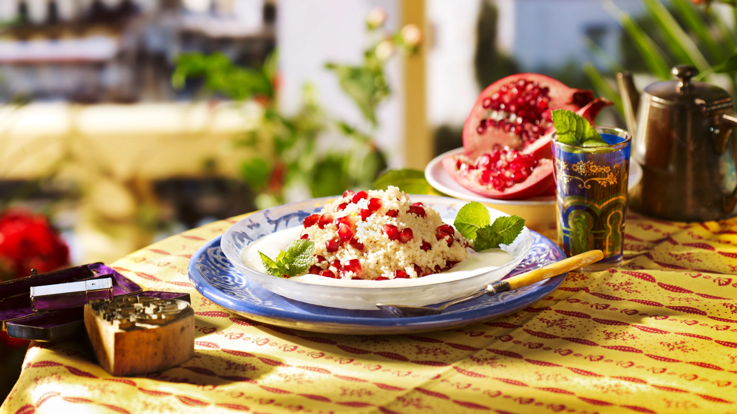 © GUSTO / Stefan Liewehr Granatapfel-Couscous