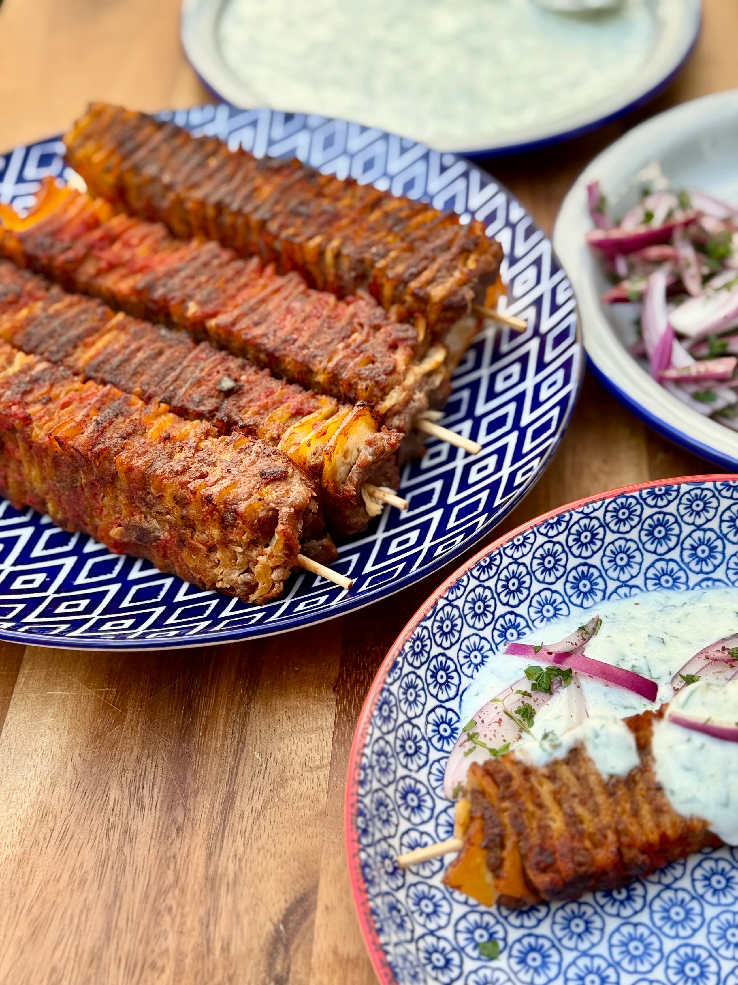 Tortilla-Kebabspieße