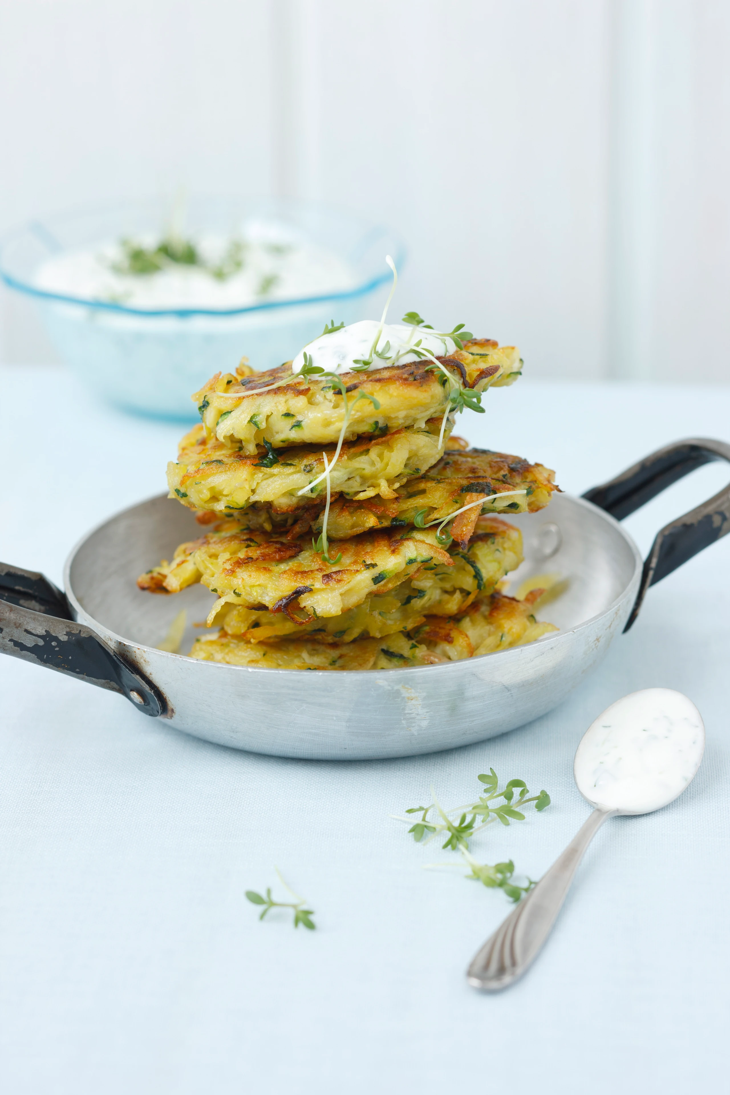 Erdäpfel-Zucchini-Puffer