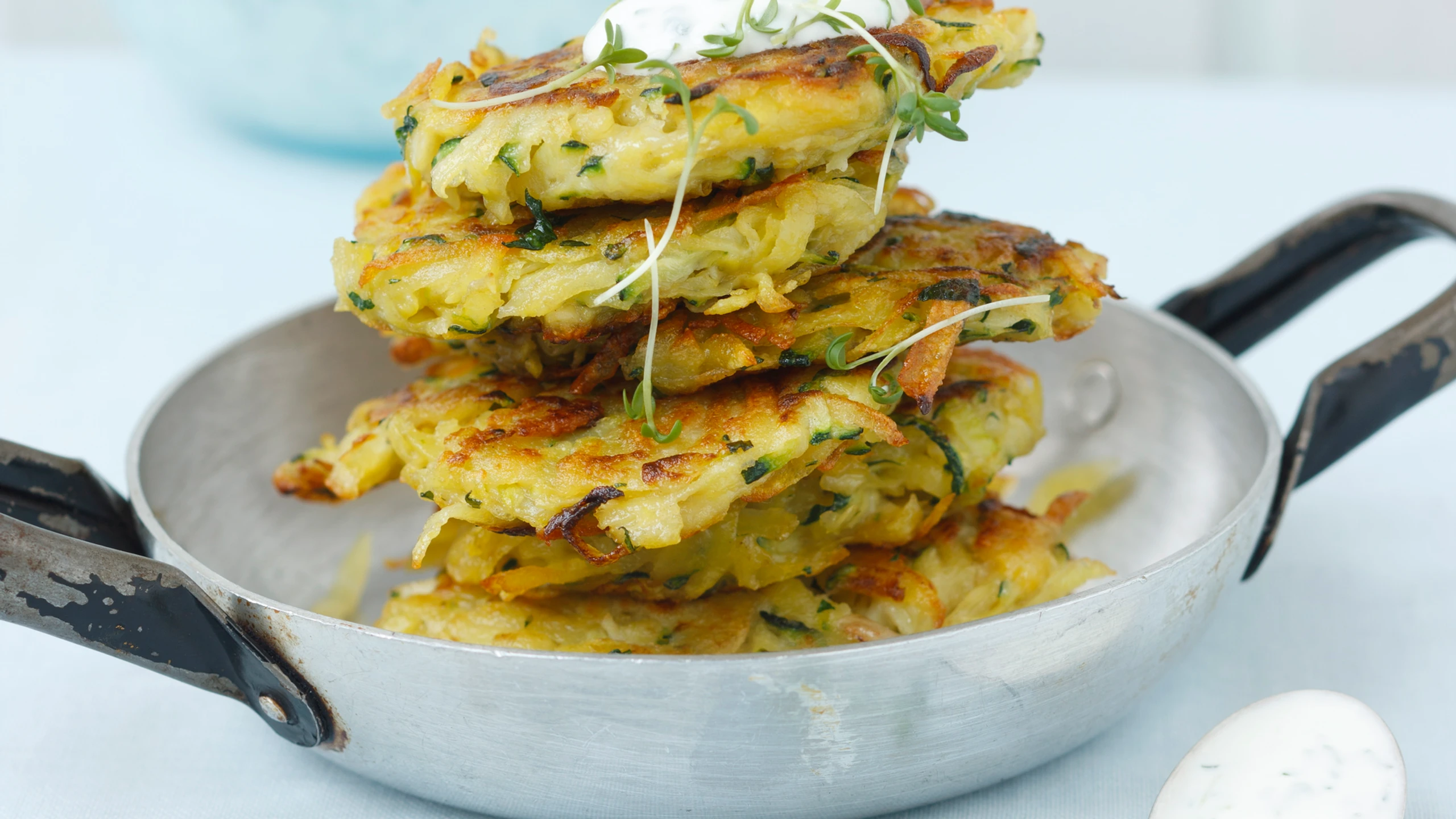 Erdäpfel-Zucchini-Puffer