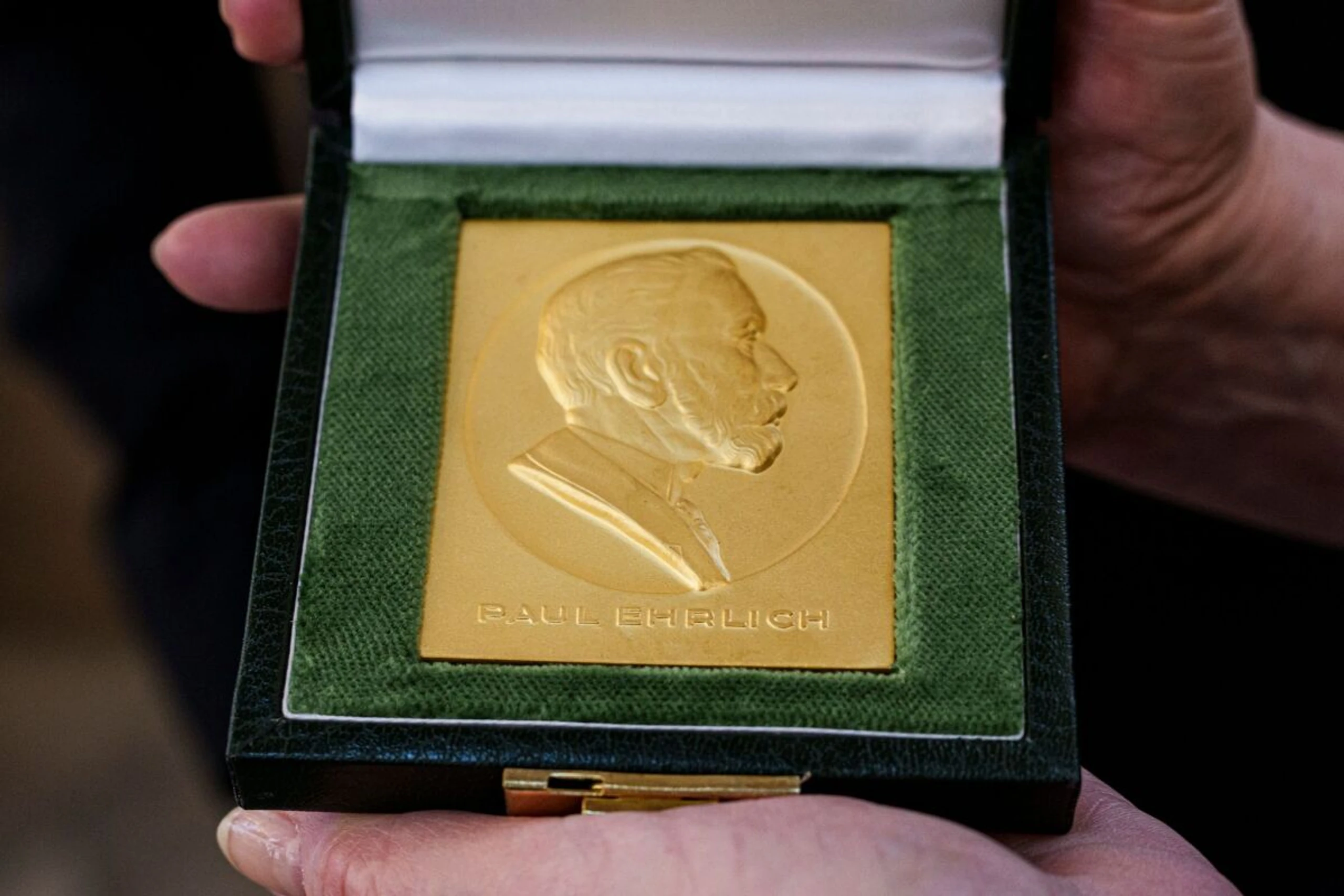 ++ ARCHIVBILD ++ Die Medaille mit dem Konterfei des Namensgebers der Auszeichnung