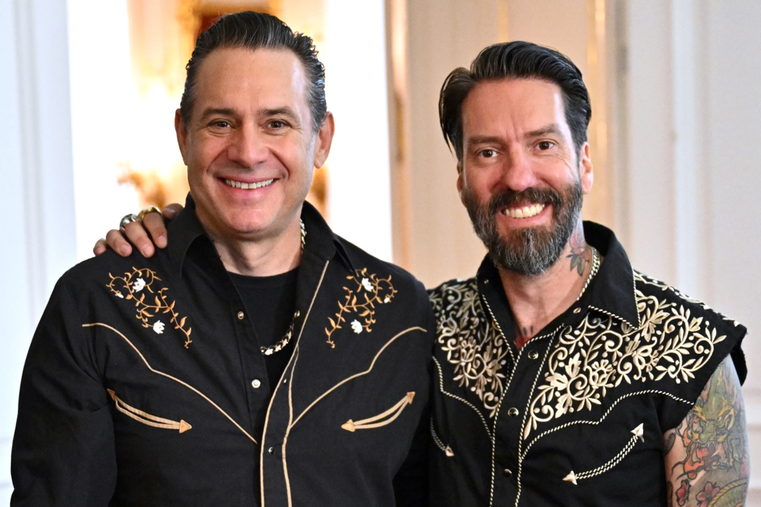 Sascha Vollmer (l.) und Alec Völkel ("The BossHoss") neulich in Wien