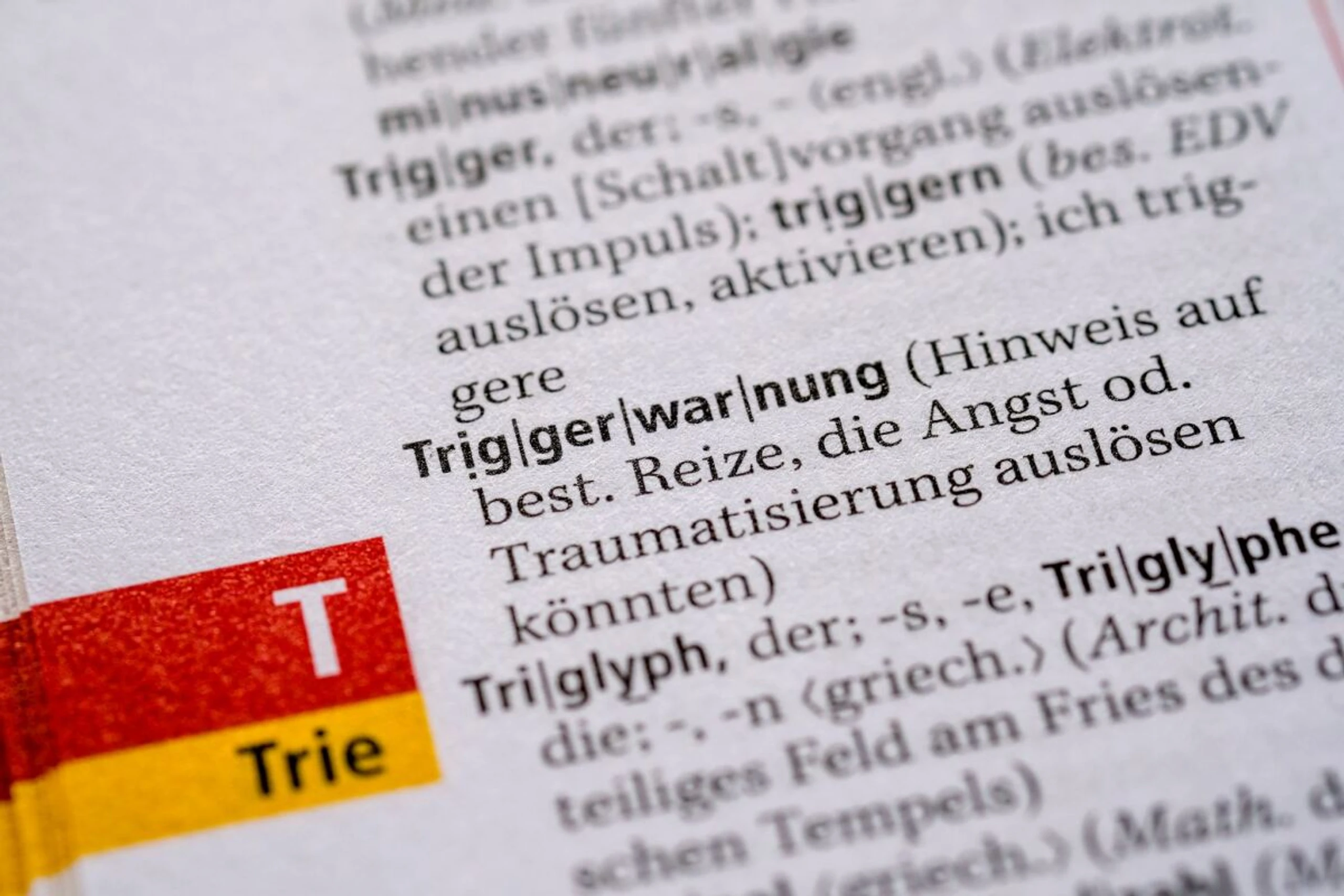 Triggerwarnungen finden sich immer öfter auf Büchern