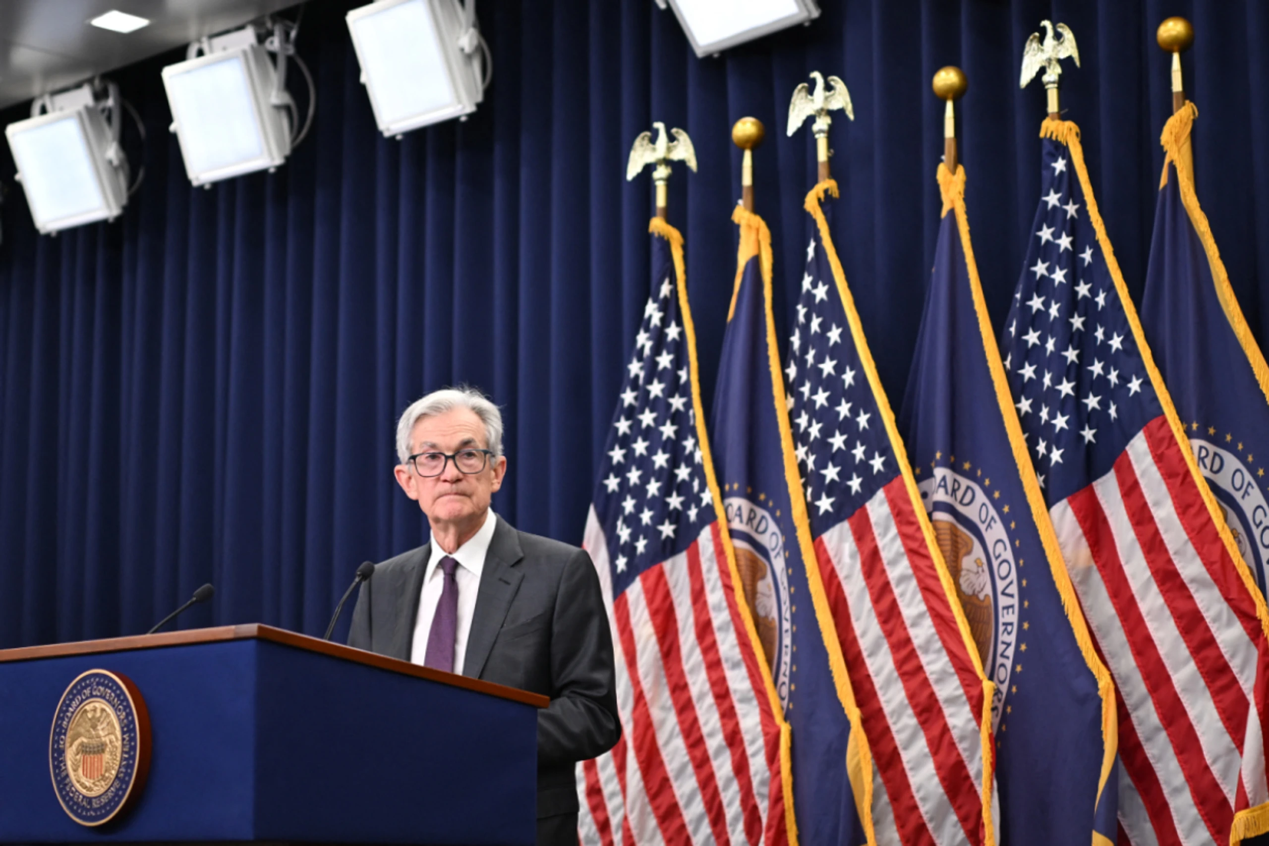 Fed-Chef Jerome Powell kürzlich in Washington
