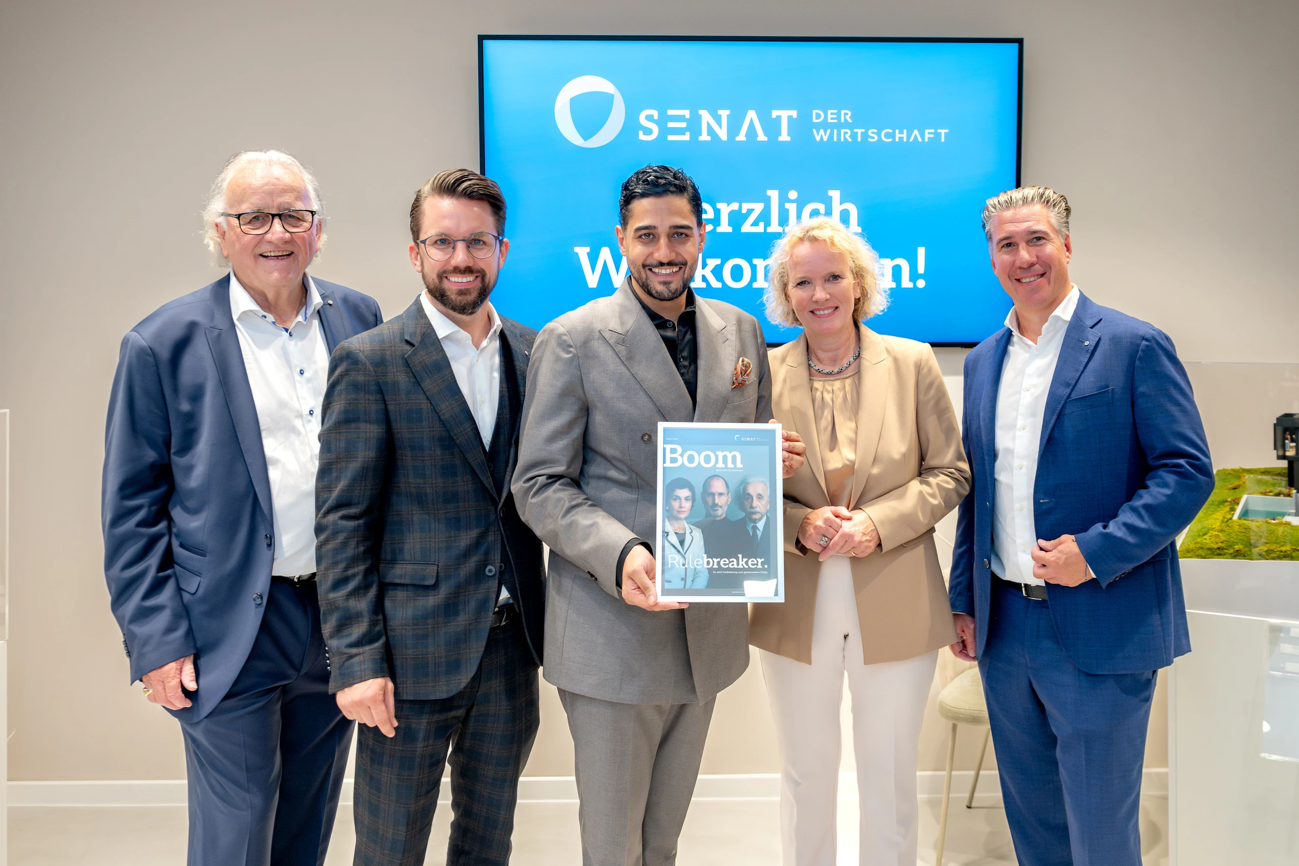 Präsentation Wirtschaftsmagazin "BOOM-Wirtschaft für Menschen“