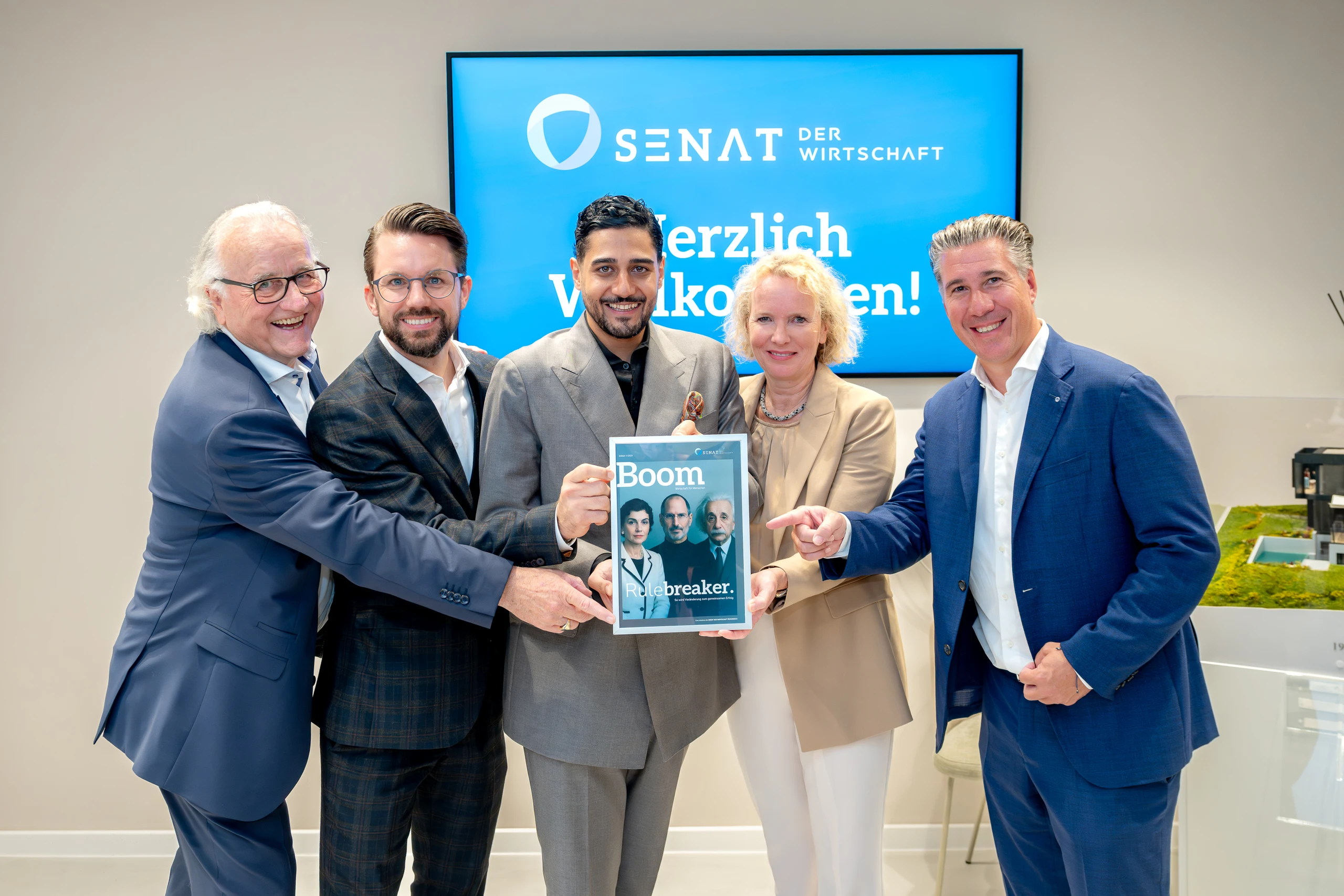 Senat der Wirtschaft präsentiert neues Magazin „Boom – Wirtschaft für Menschen“