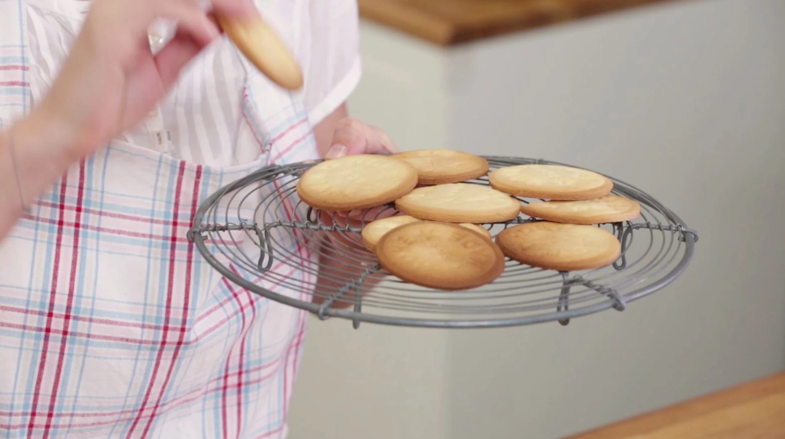 Stempelkekse aus Mürbteig