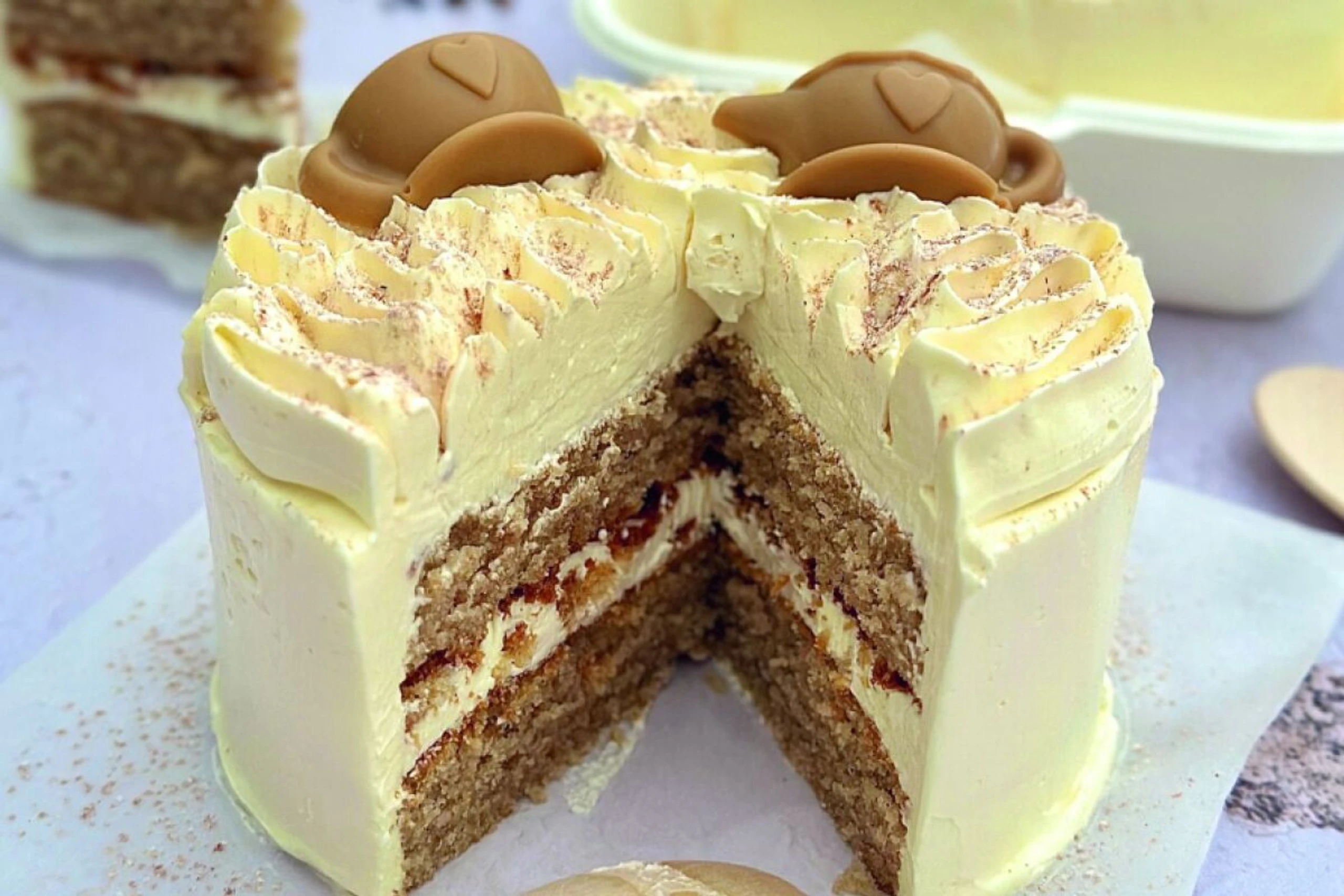 Lubenow hat eine Chai Torte mit Gewürzen komponiert