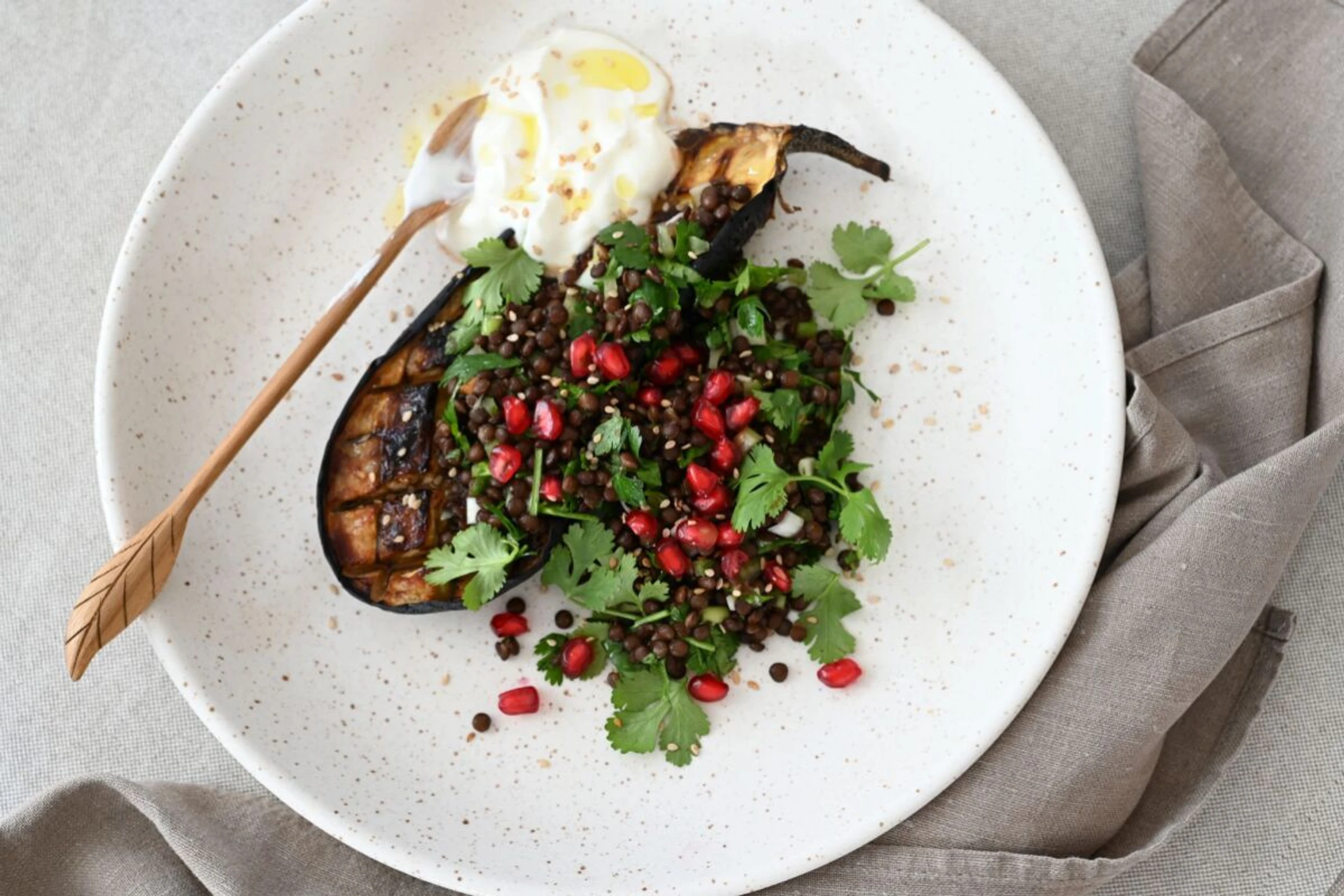 Die Melanzani im Backofen ca. 30 - 40 Minuten backen