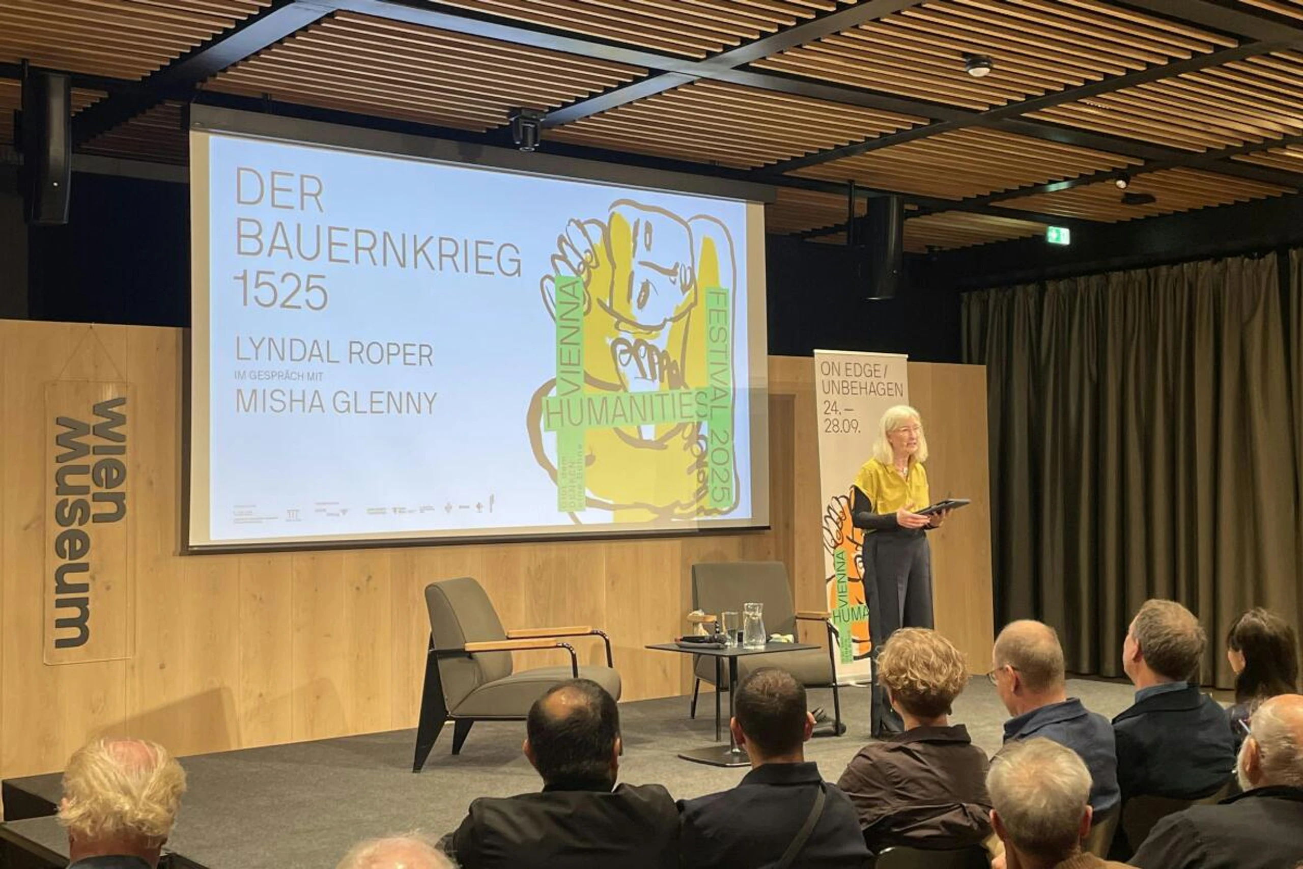 Historikerin Lyndal Roper im Wien Museum