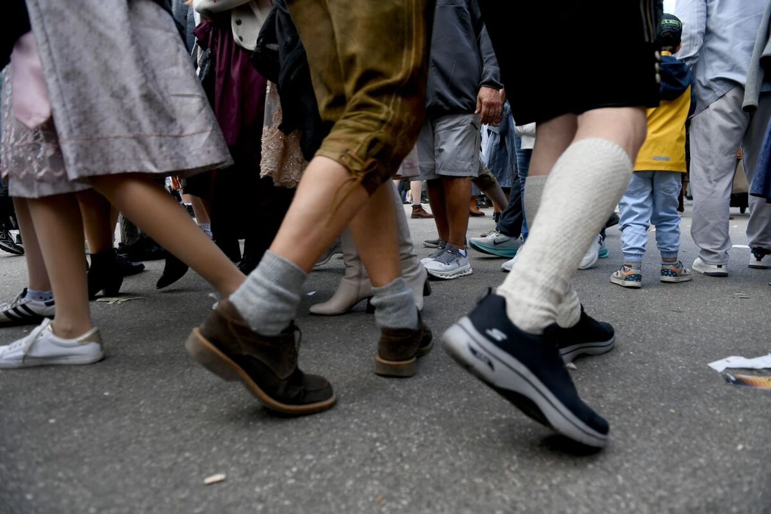 In Menschenmassen können viele nicht ruhig bleiben