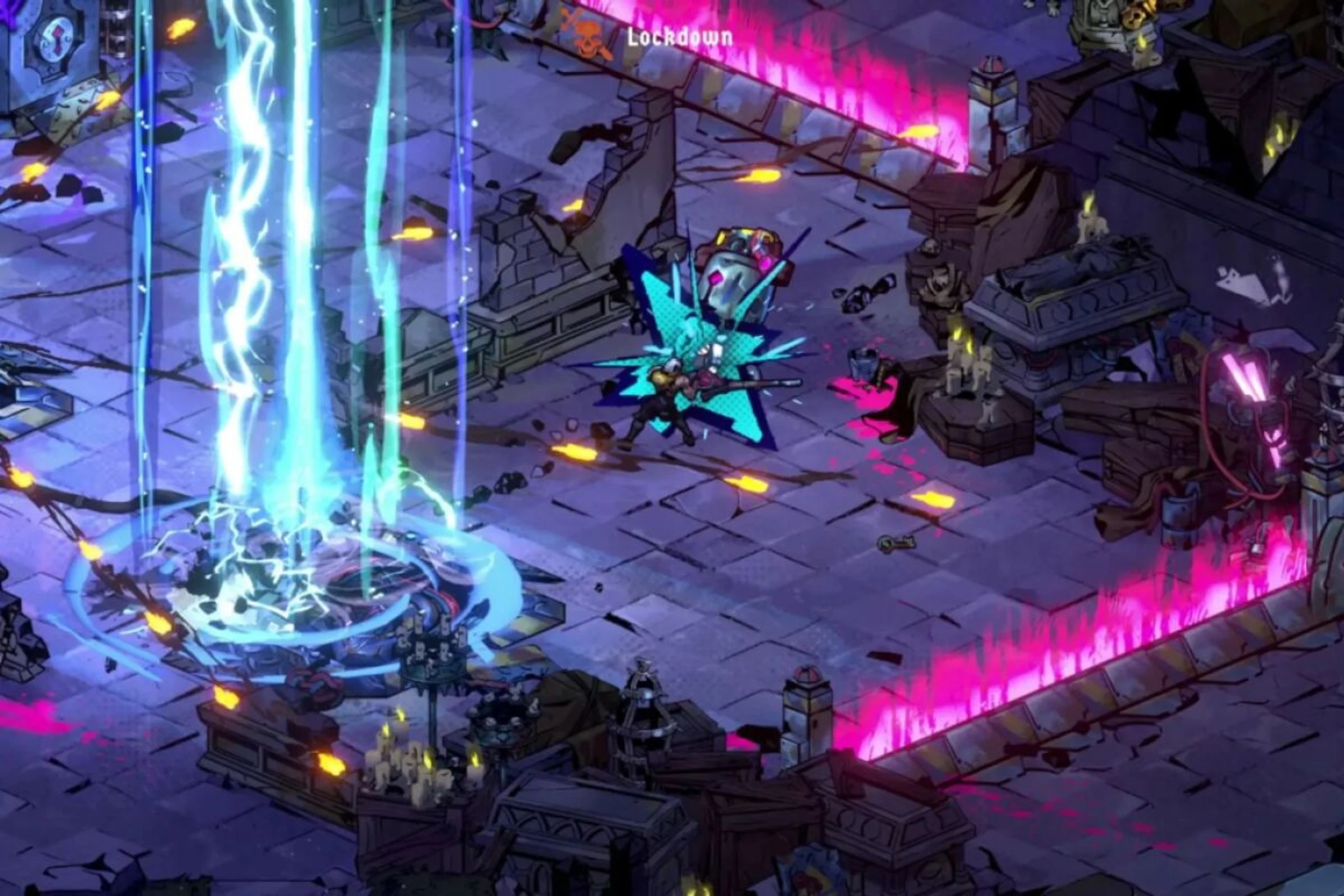 In "Reignbreaker" kämpft man sich durch eine dystopische Festung