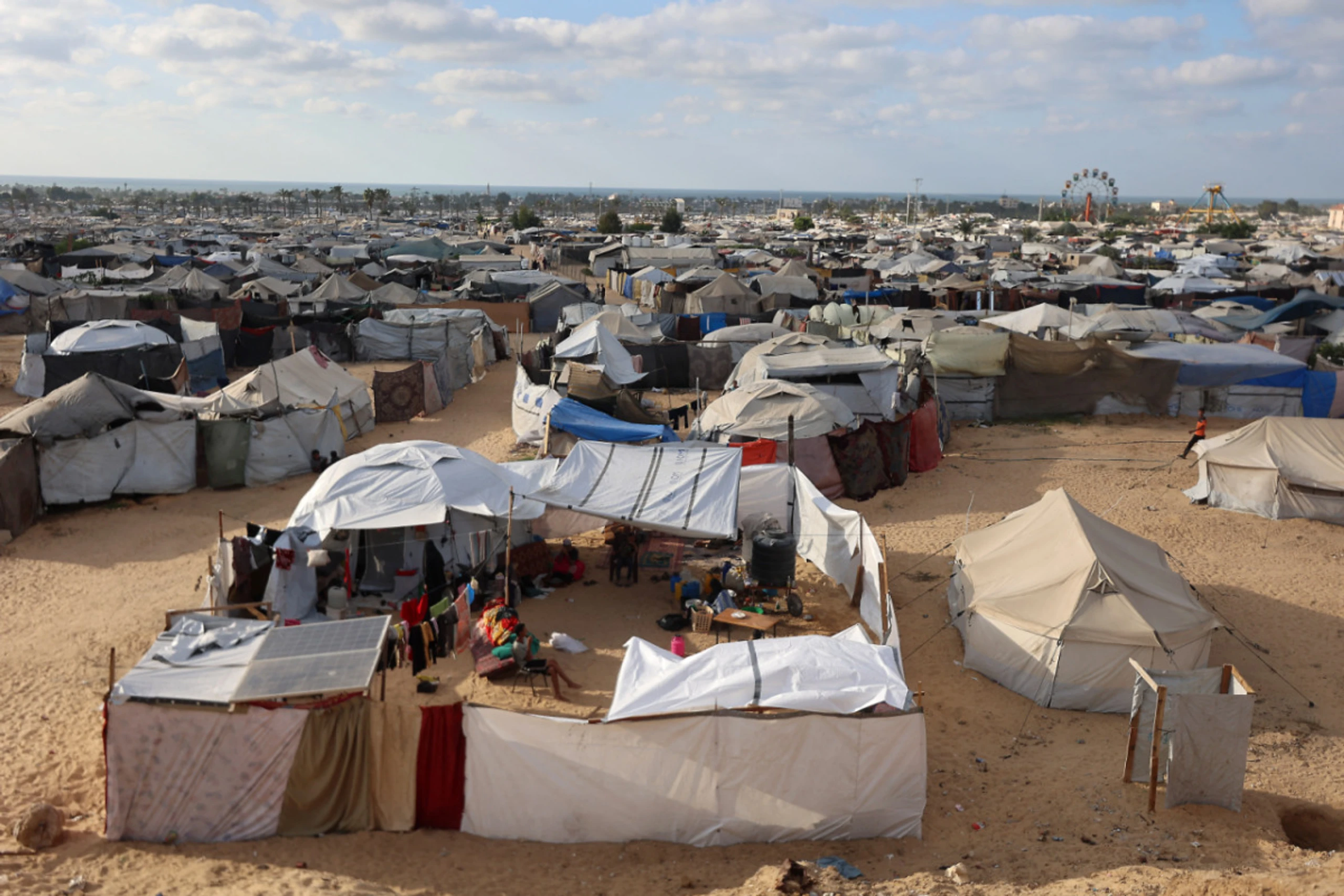 Viele Menschen im Gazastreifen hoffen auf Frieden