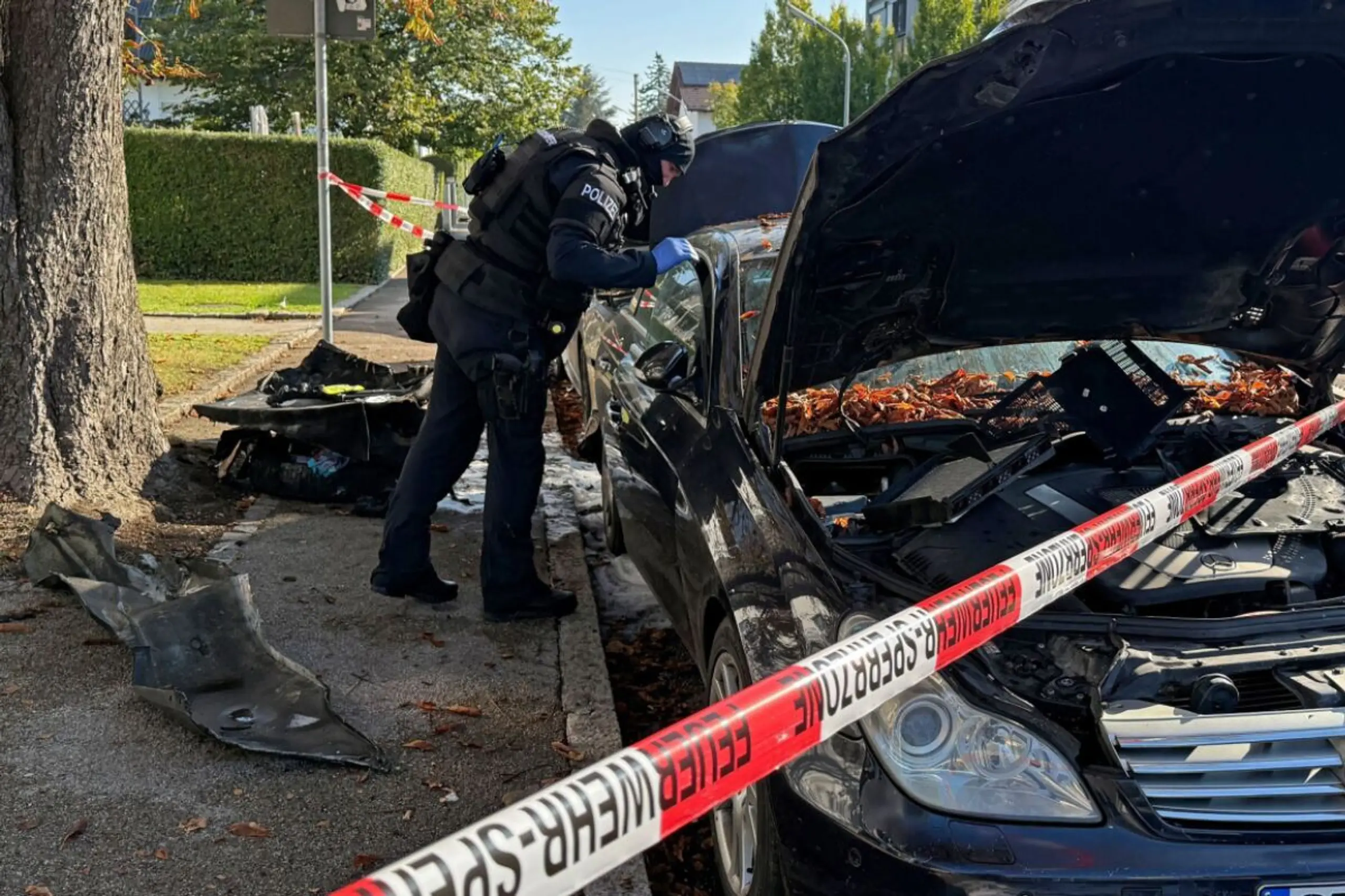 Münchner Polizei auf Spurensuche