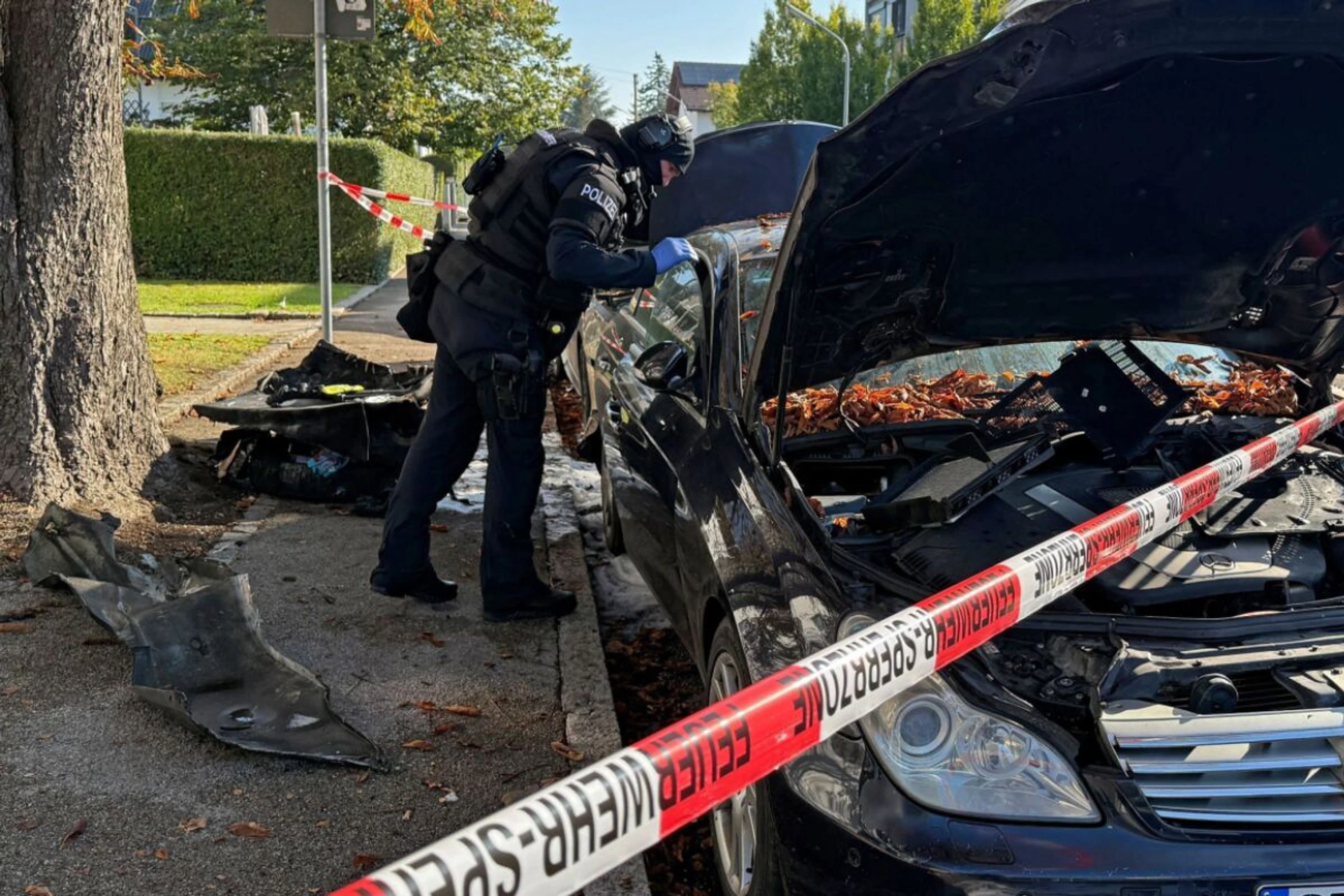 Münchner Polizei auf Spurensuche