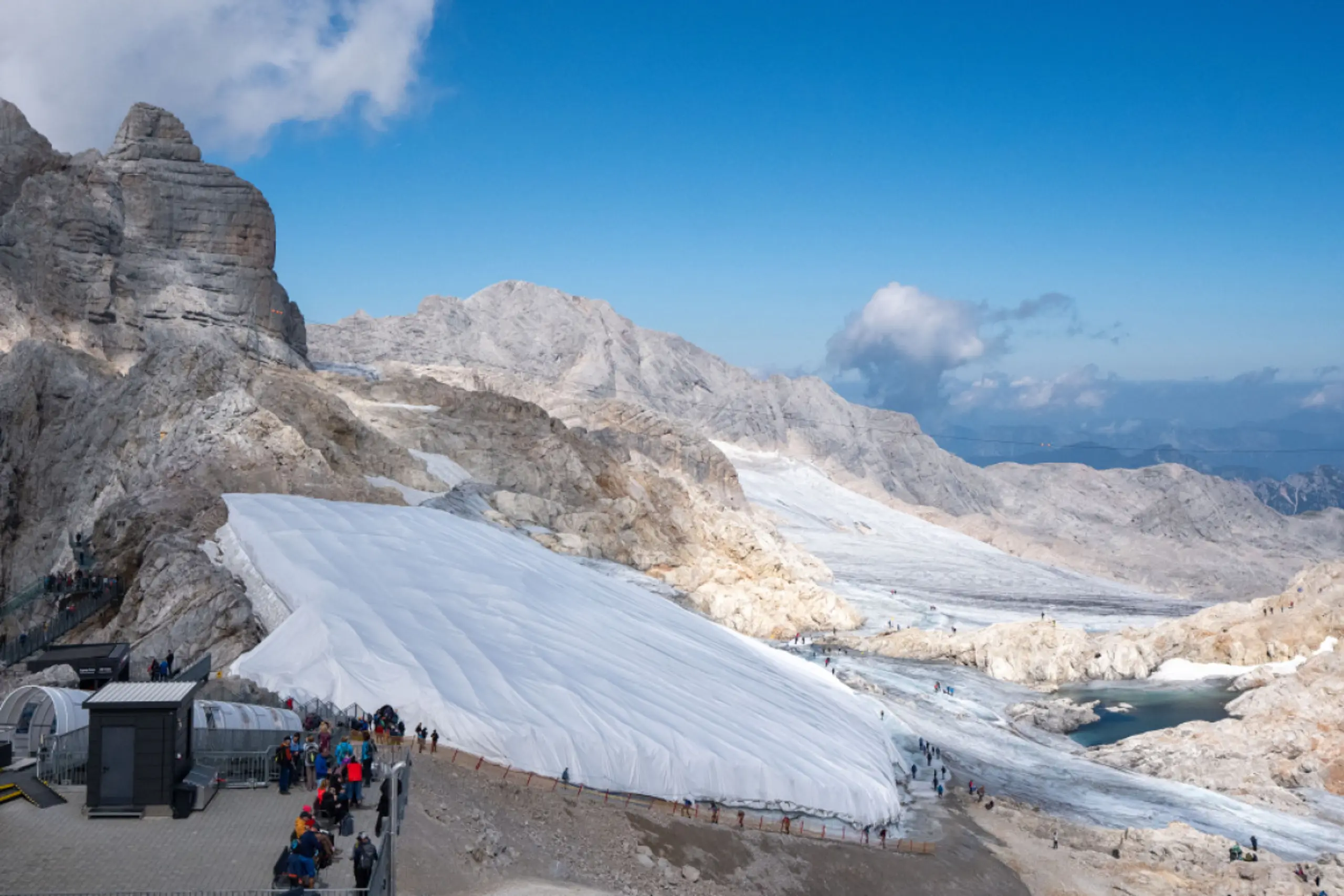 Das Abdecken von Gletschern wird selbige auch nicht retten