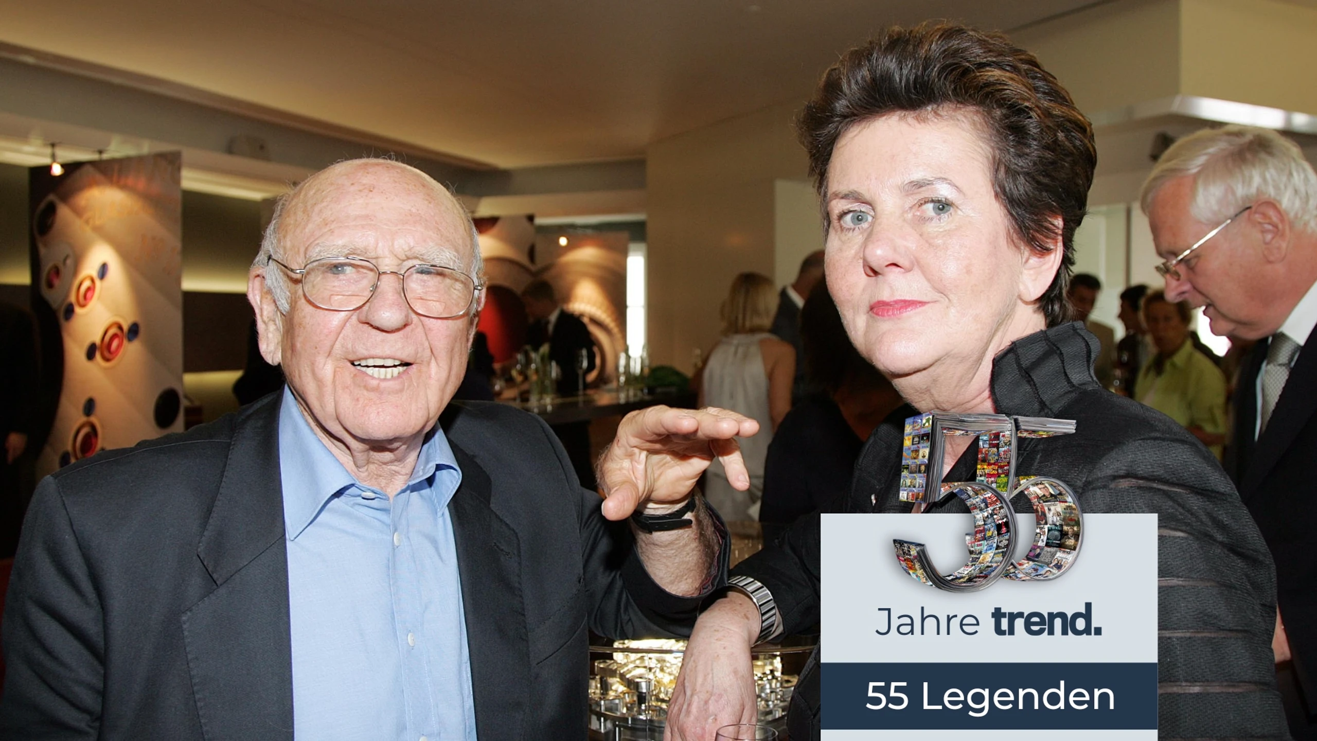 Legenden: Gerd Bacher und Helga Rabl-Stadler