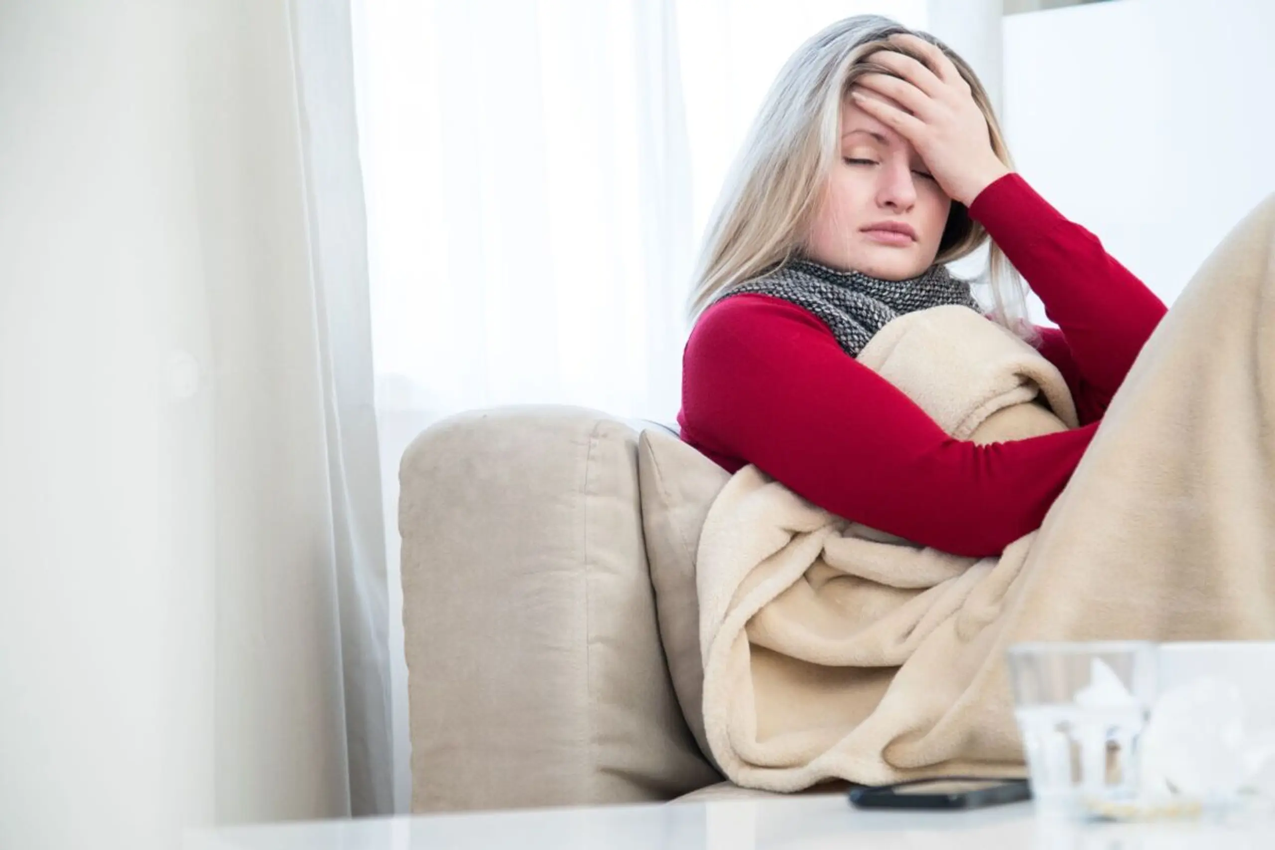 Hat man eine Erkältung, sollte man sich lieber etwas zurücknehmen