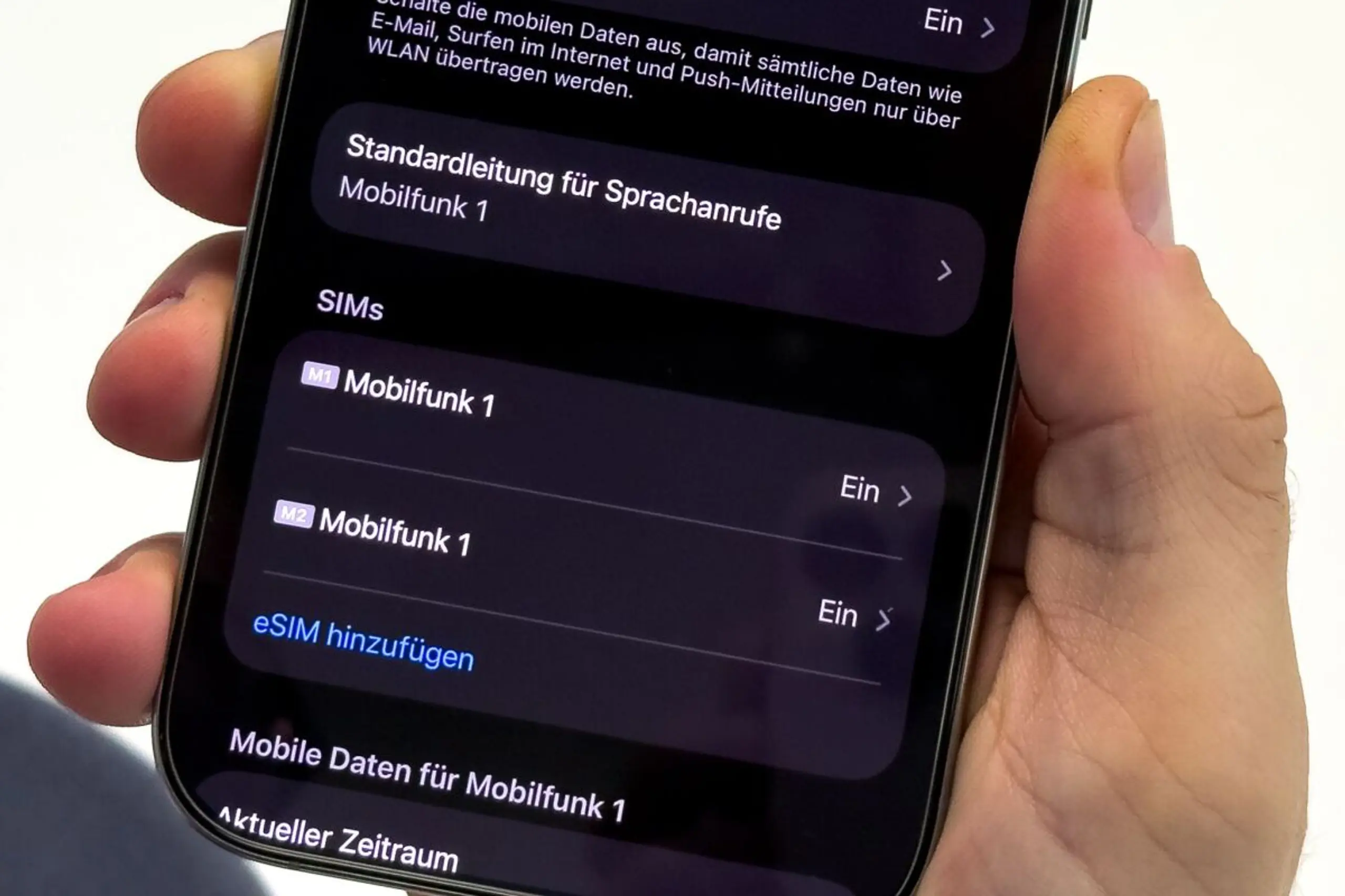 iMessage-Probleme? Ein doppelter eSIM-Eintrag könnte eine Ursache sein
