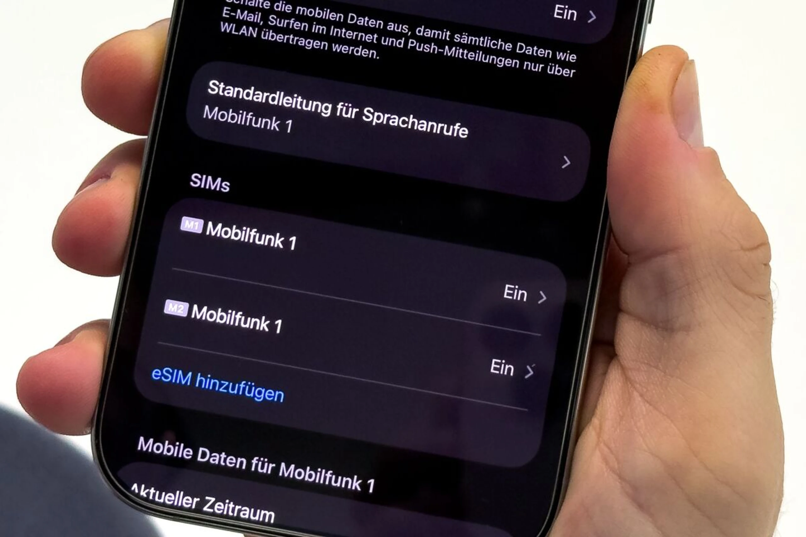 iMessage-Probleme? Ein doppelter eSIM-Eintrag könnte eine Ursache sein