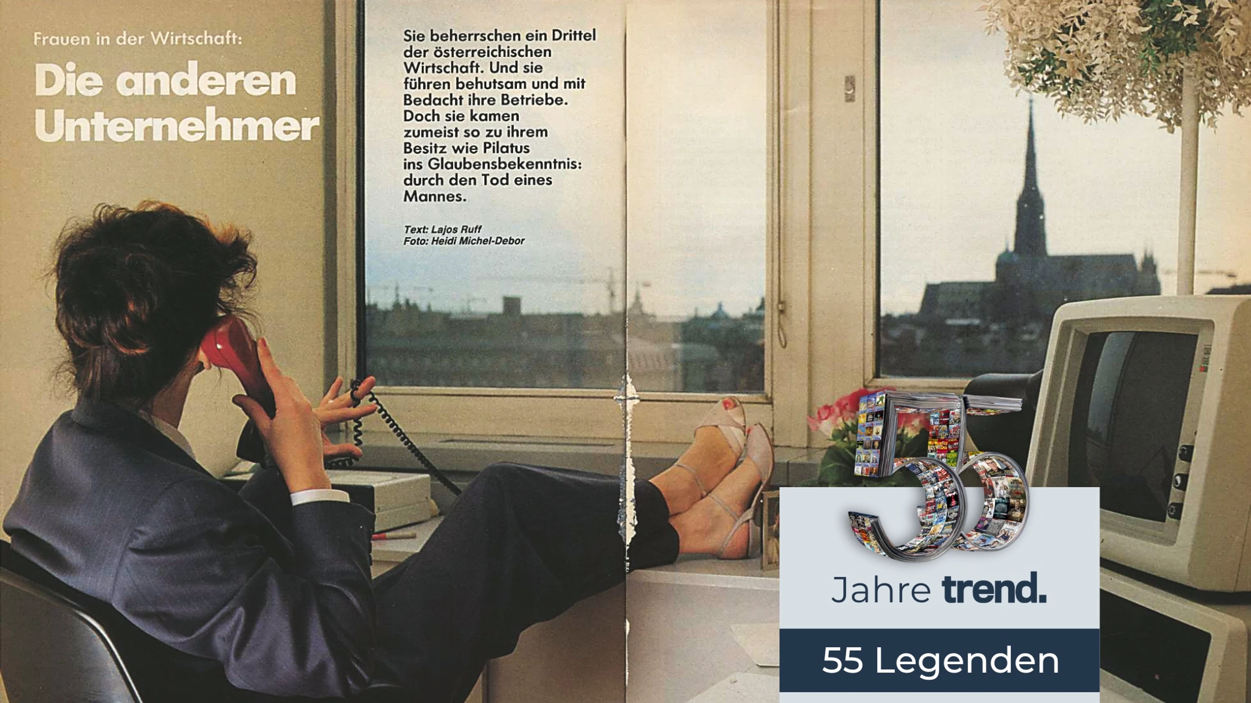 55 Jahre trend: Als Wirtschaft noch Männersache war