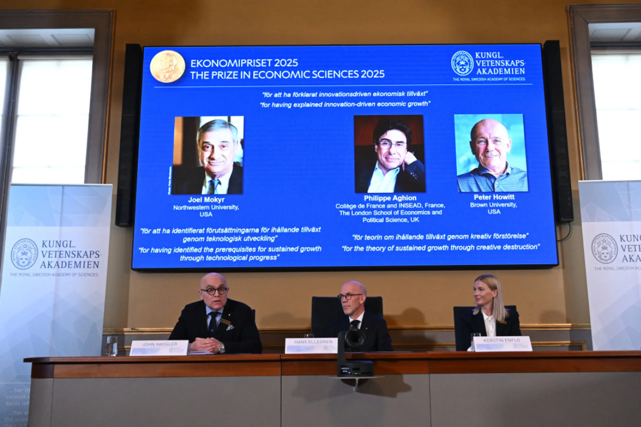 Bekanntgabe der Gewinner in Stockholm