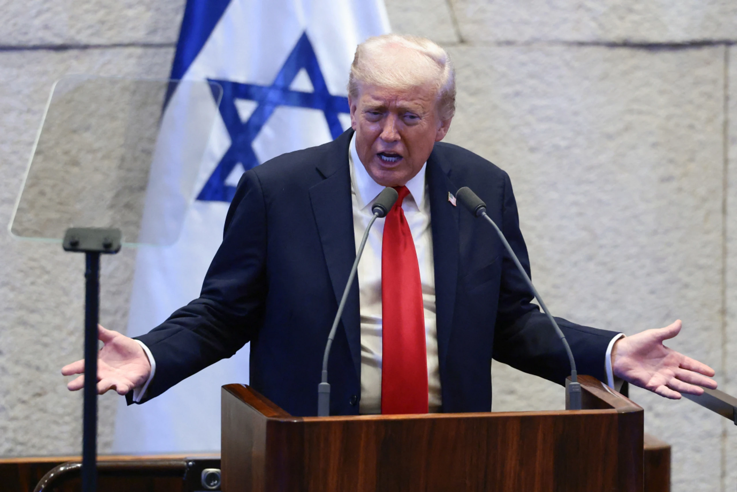 Trump vor Knesset in Jerusalem