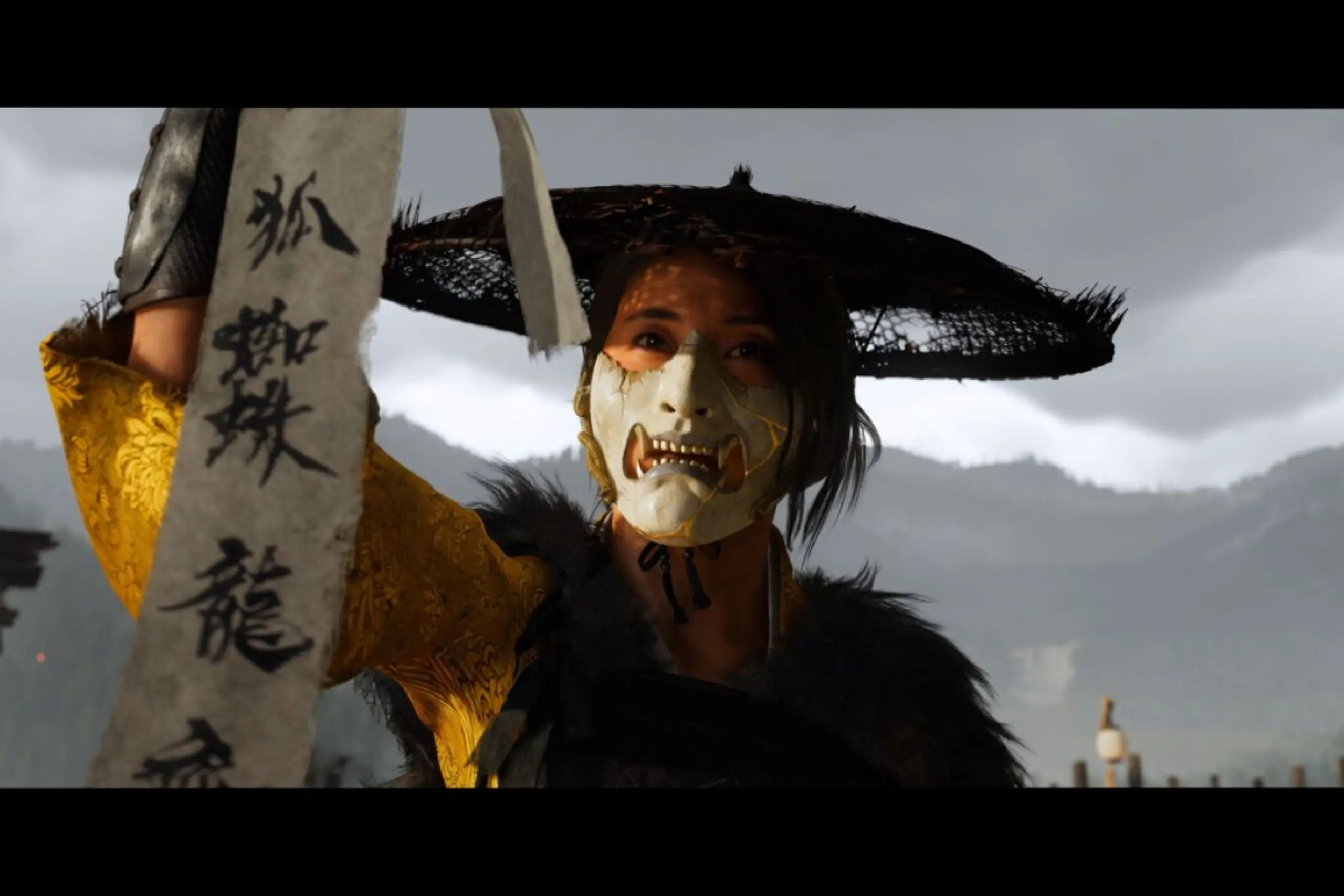 Protagonistin Atsu will die Yotei-Six-Bande umbringen