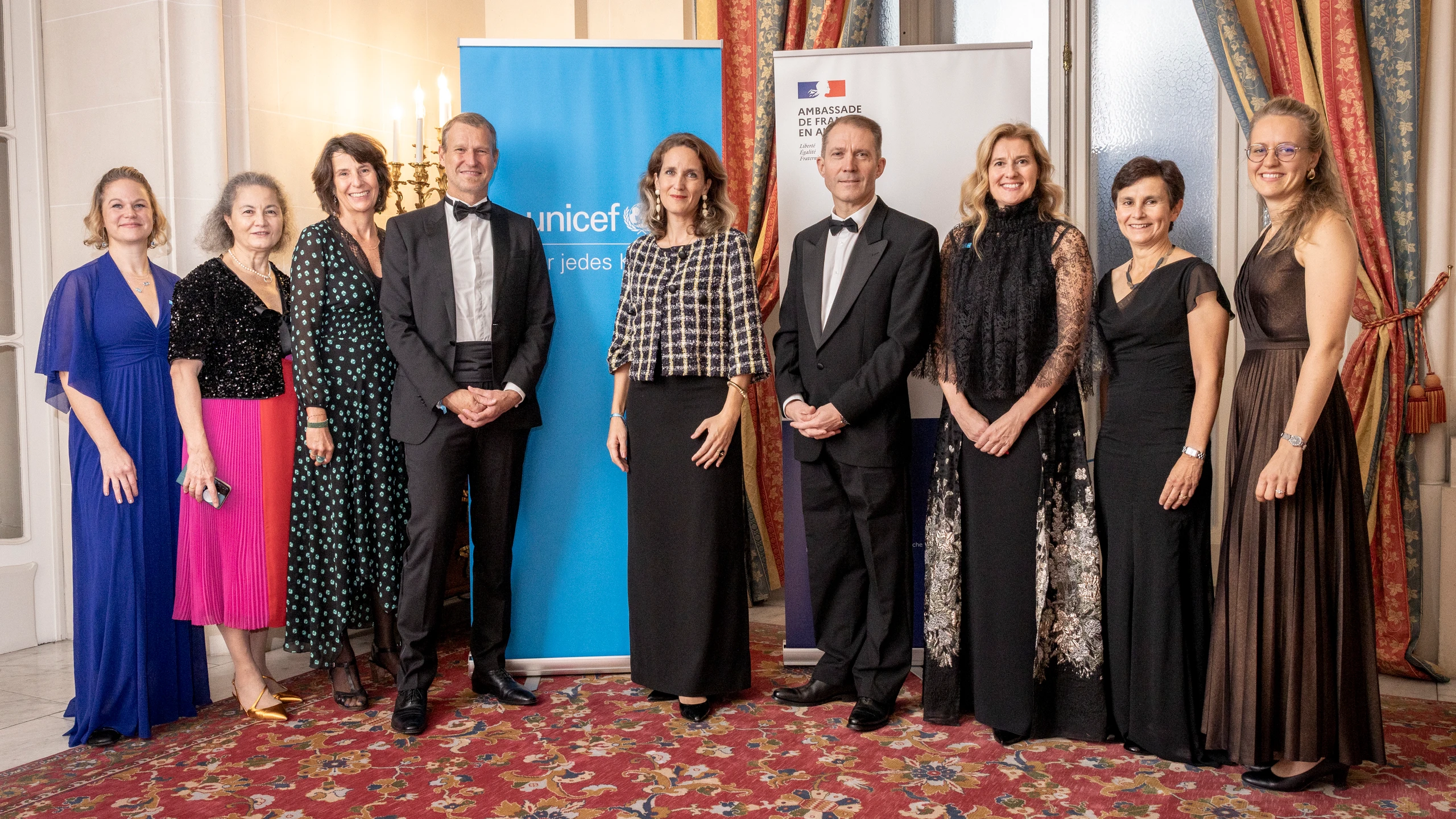 Glanzvolle Charity Gala in der Französischen Botschaft: Unterstützung für UNICEF-Projekt „Cartoons for Peace“