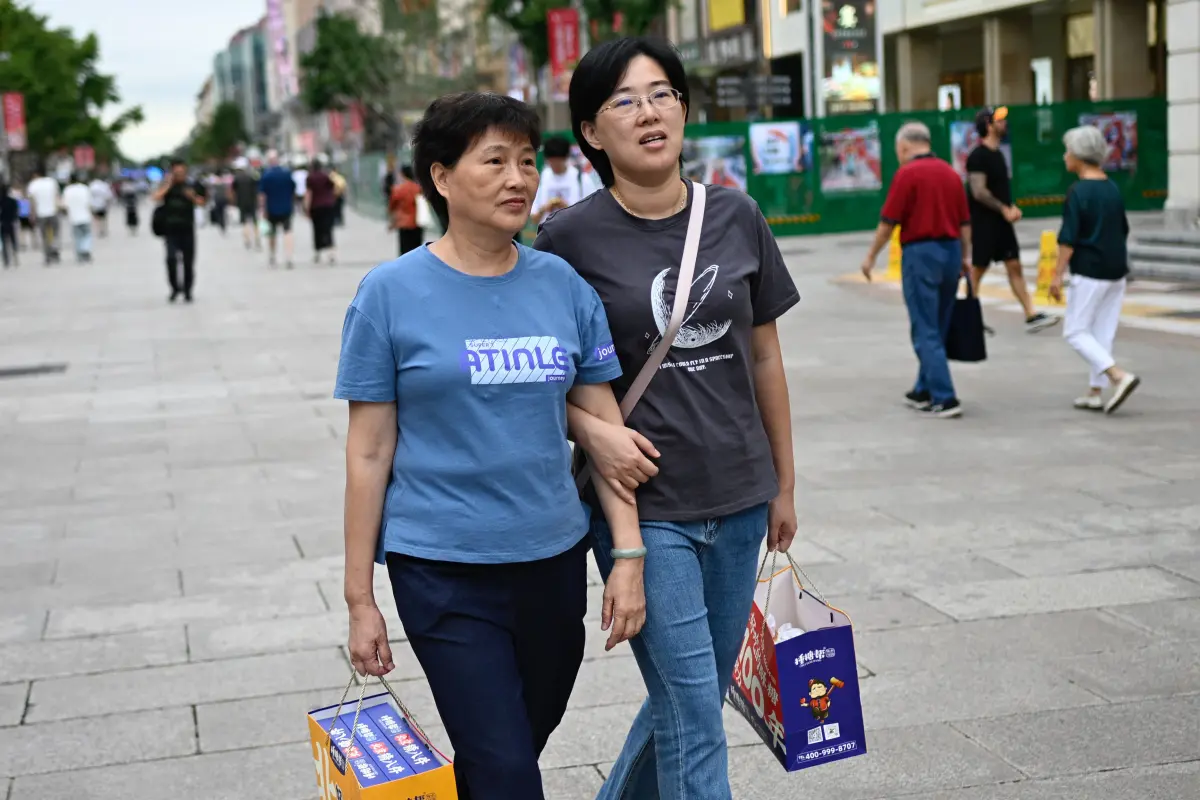 © APA/APA/AFP/WANG ZHAO Privater Konsum derzeit 20 Prozentpunkte unter weltweitem Durchschnitt