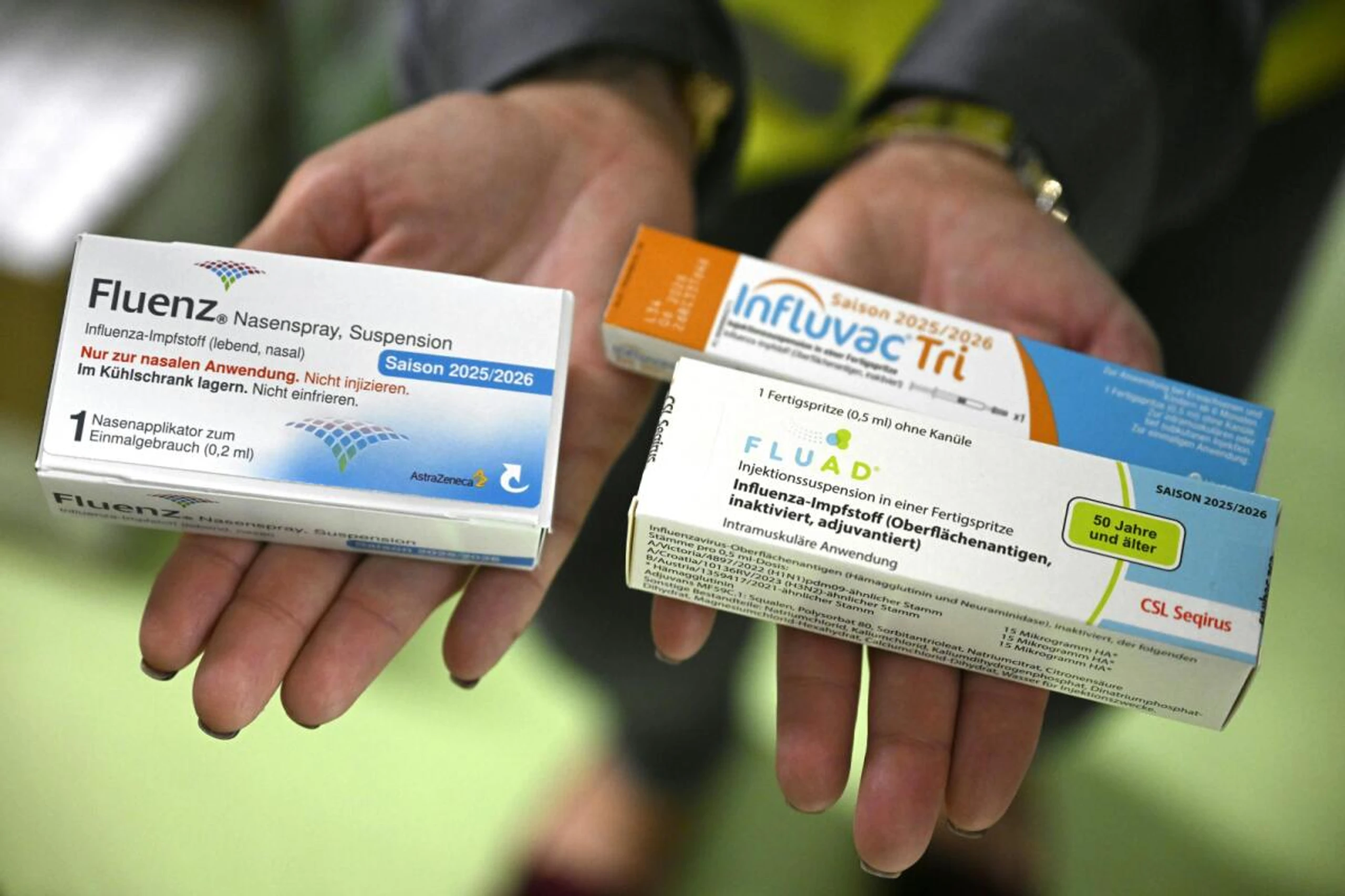 Verschiedene Influenza-Vakzine direkt beim Arzt erhältlich