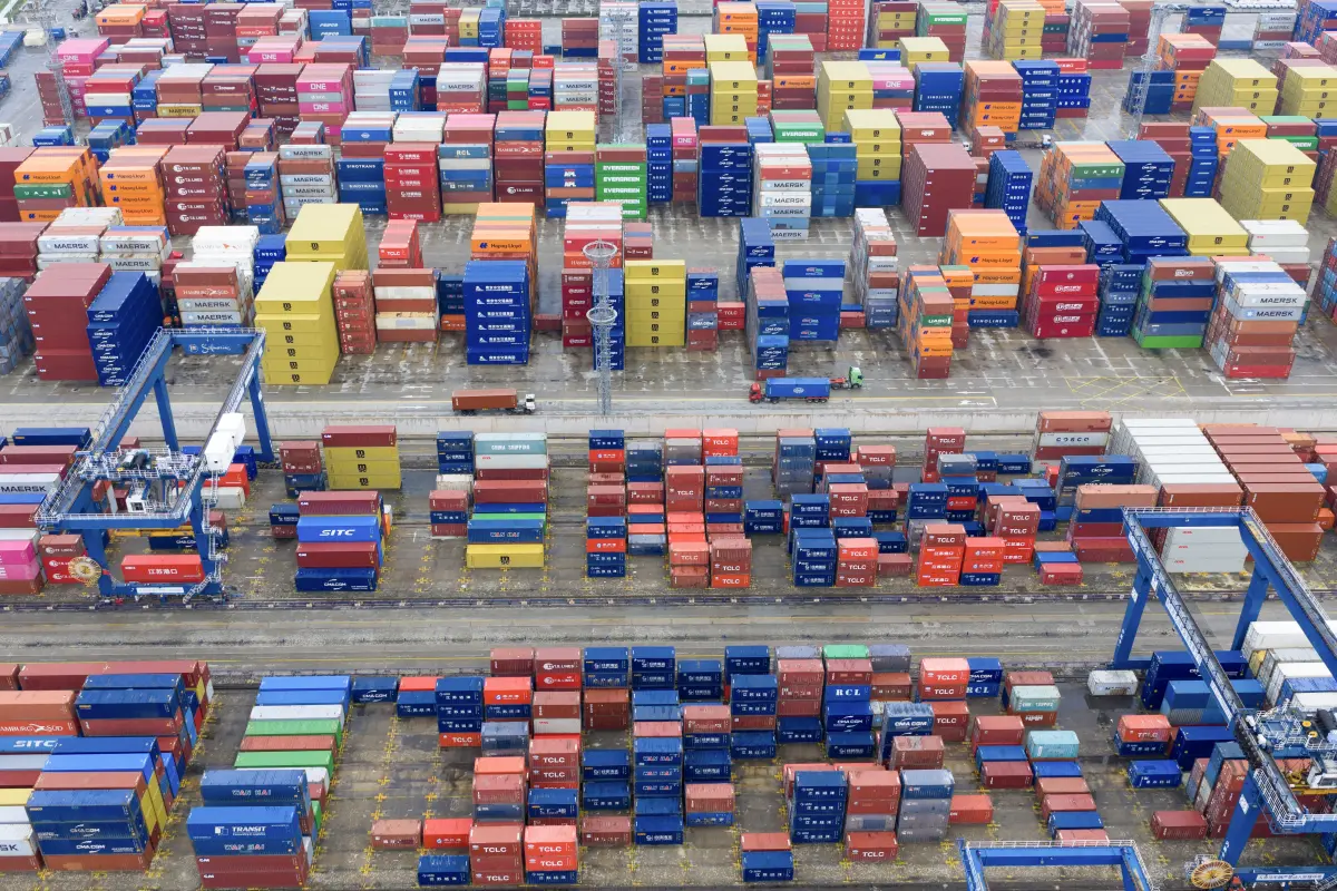 © APA/APA/AFP/STR Barometer für die Exporterwartungen sank