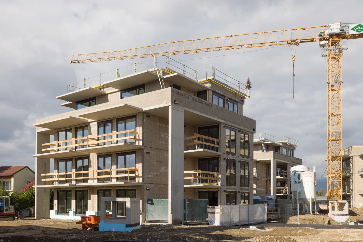 Baubewilligungen 2024 unter dem Zehnjahresschnitt