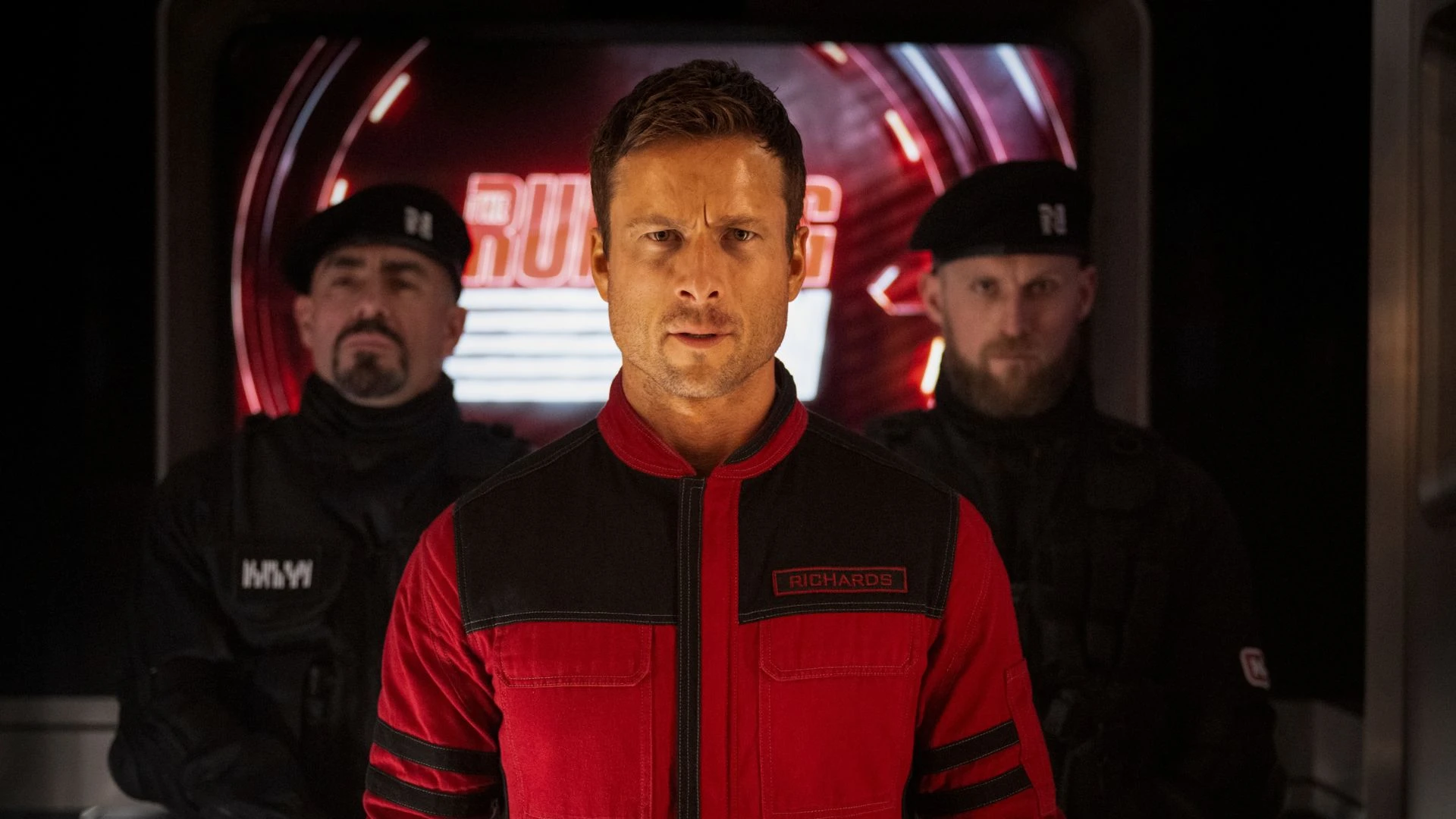 Glen Powell im Film The Running Man