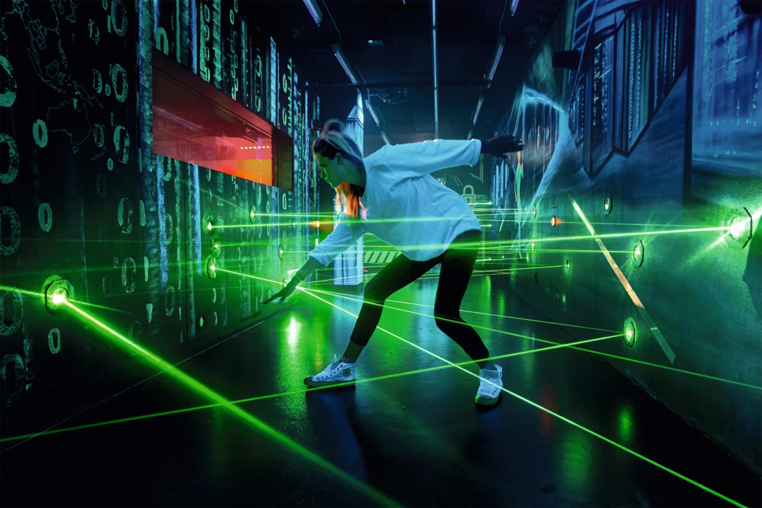 Im Deutschen Spionagemuseum gibt es auch einen Laserparcours