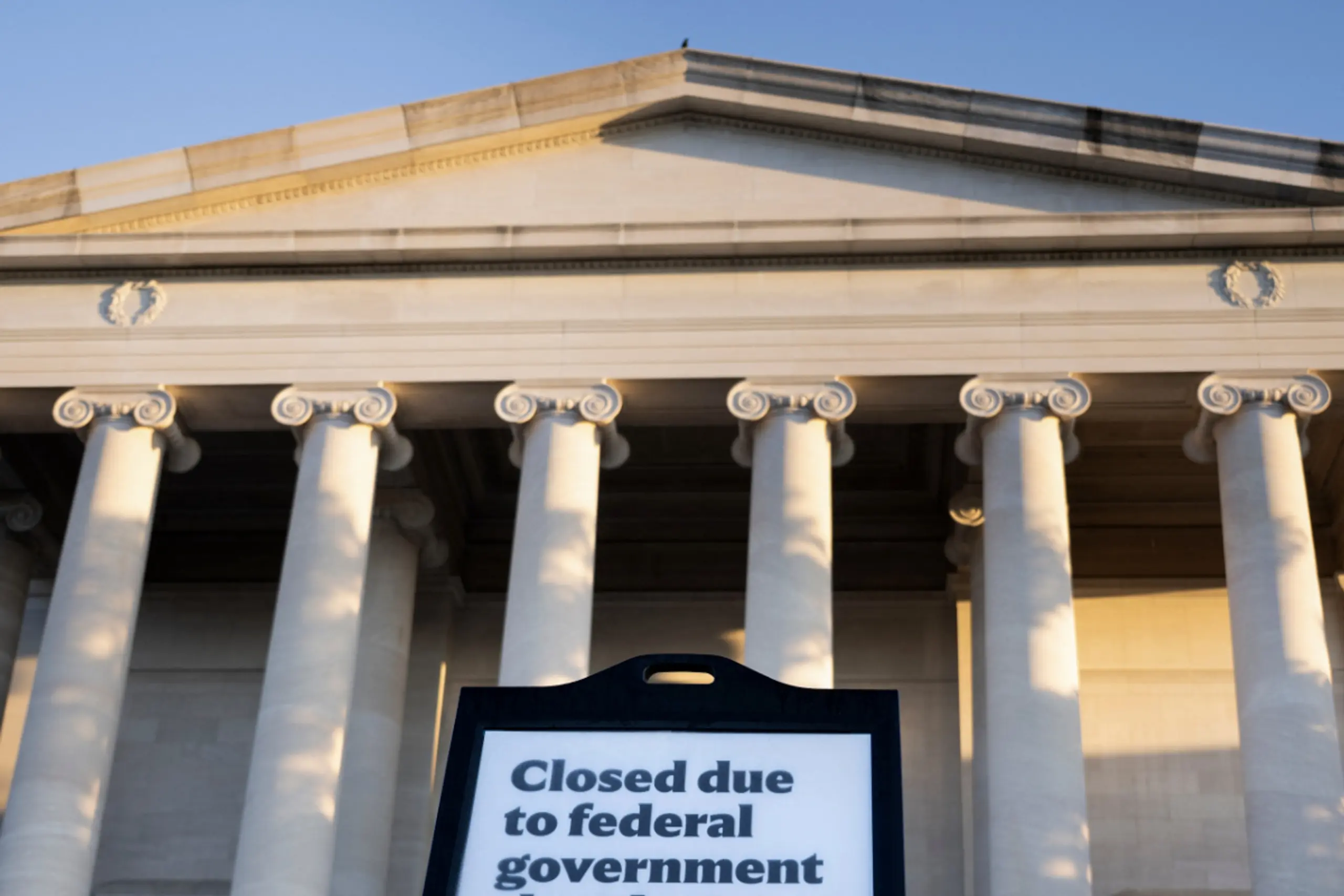 Museen wie die National Gallery of Art in Washington sind zu