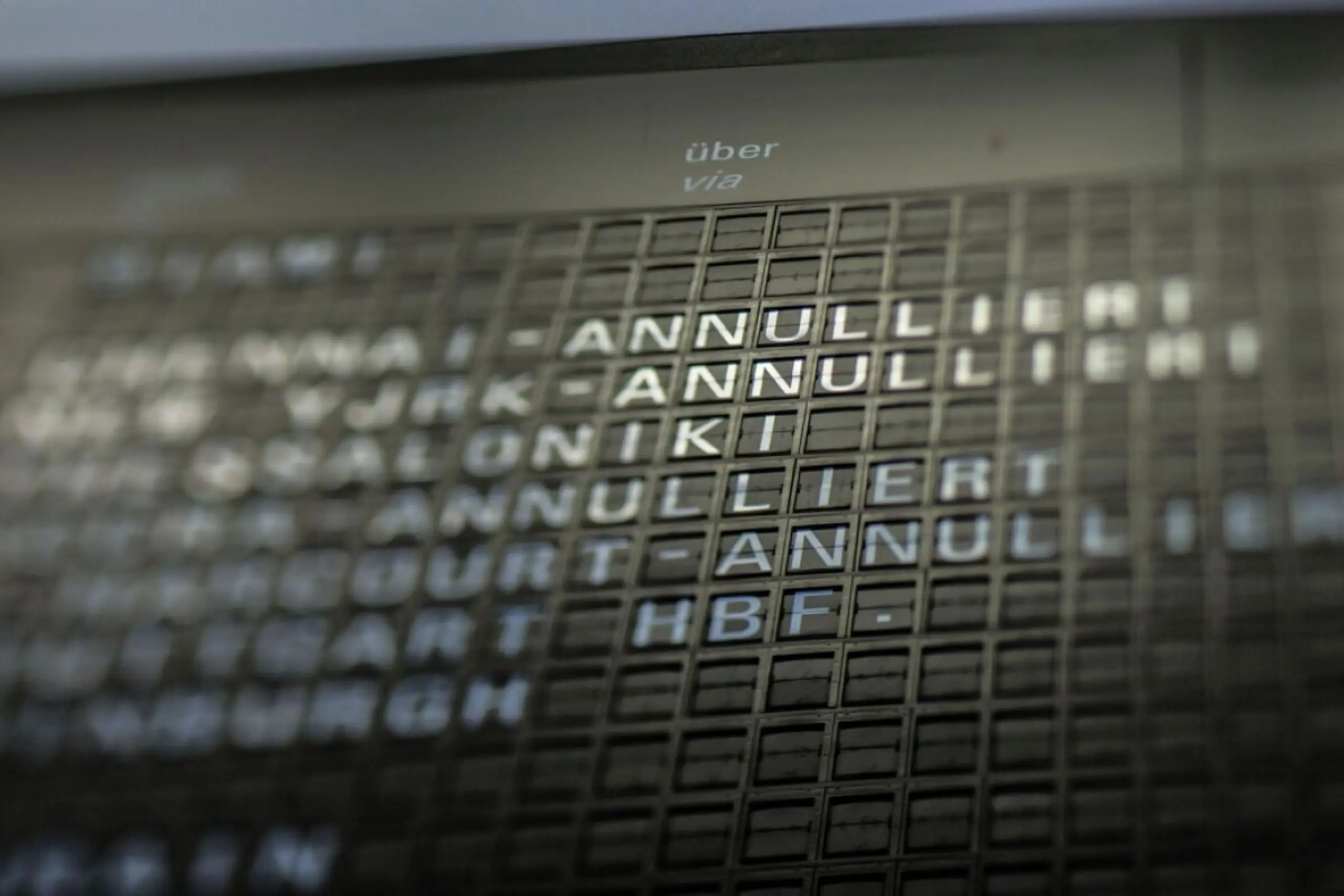 ++ ARCHIVBILD ++ Eine Folge des US-Shutdowns waren Flugausfälle und Verspätungen